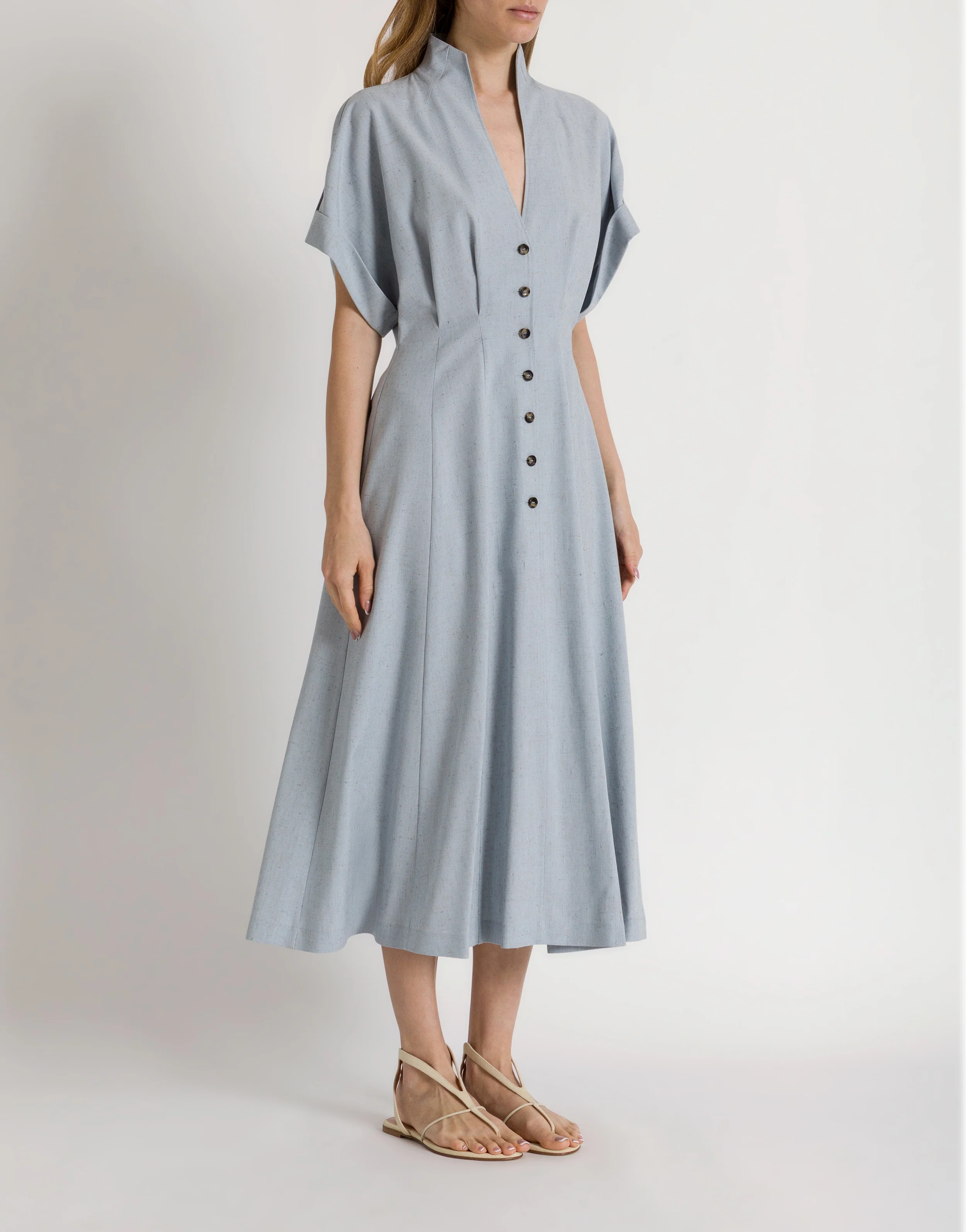 Abito camicia in tweed - Image 2