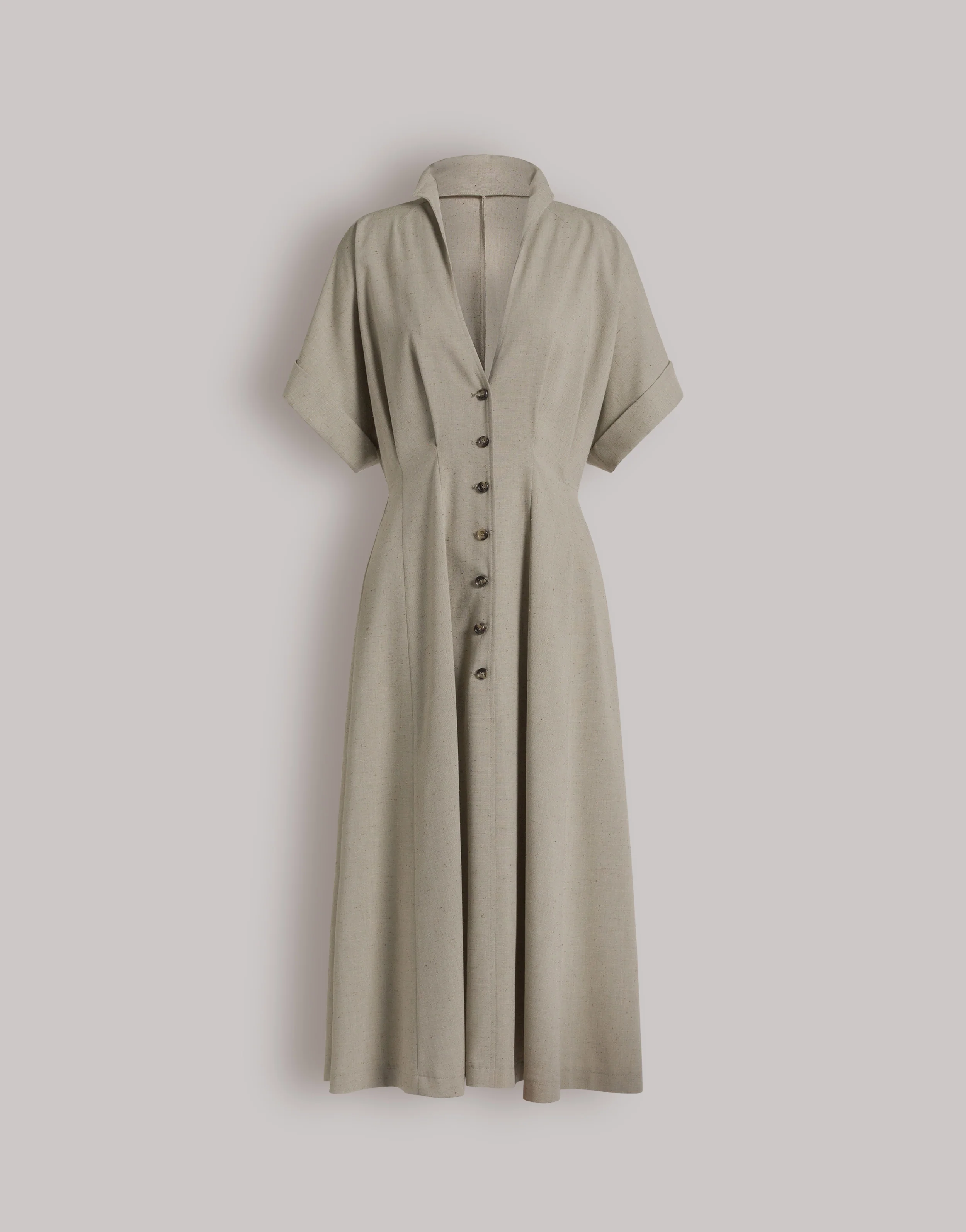 Abito camicia in tweed - Image 4