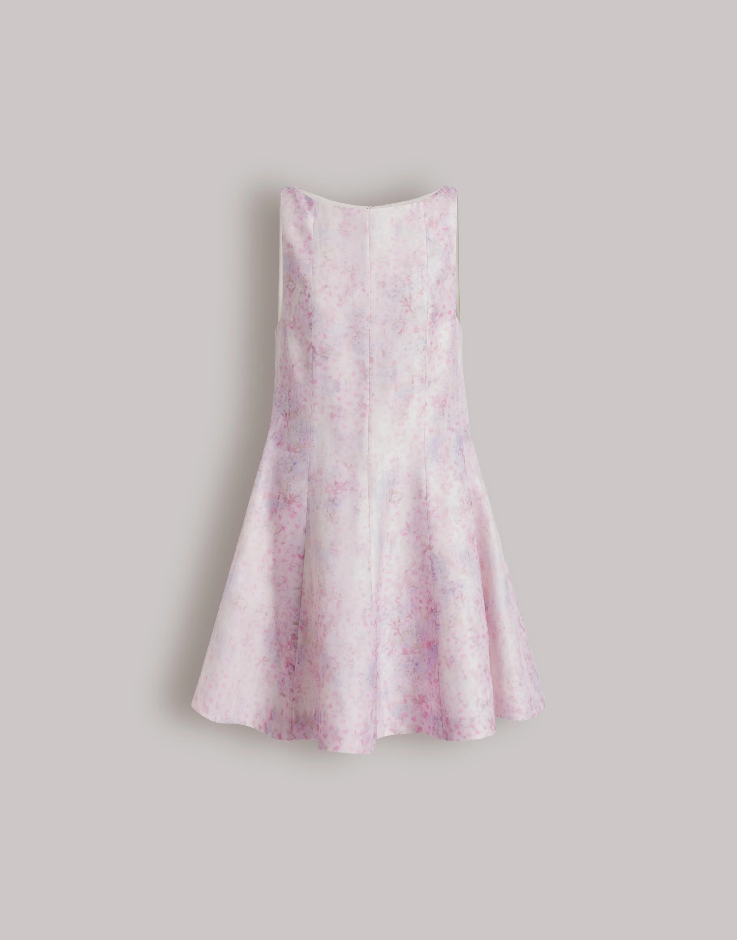 Abito in organza di seta con stampa floreale - Image 4