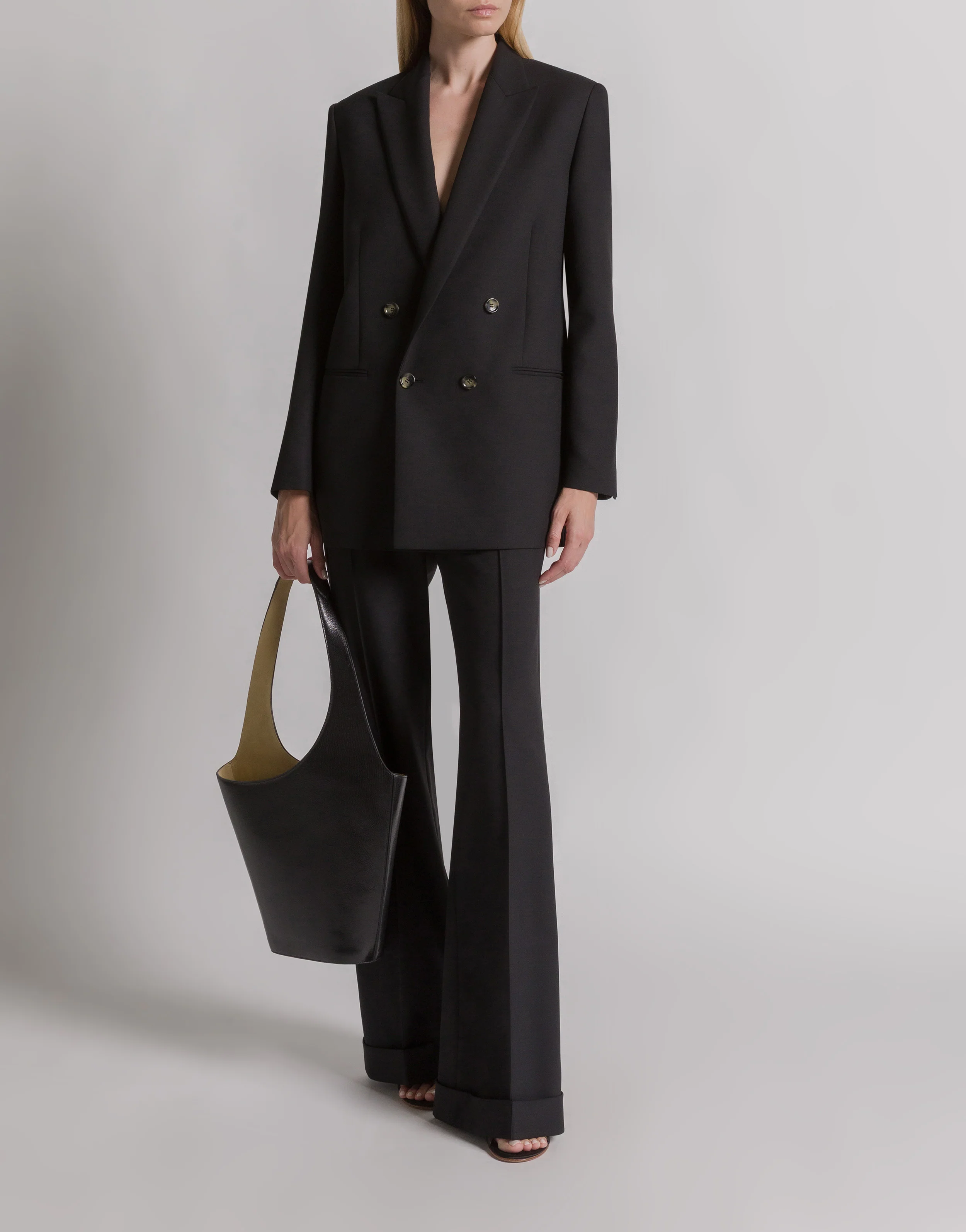 Blazer doppiopetto in lana tropicale - Image 2
