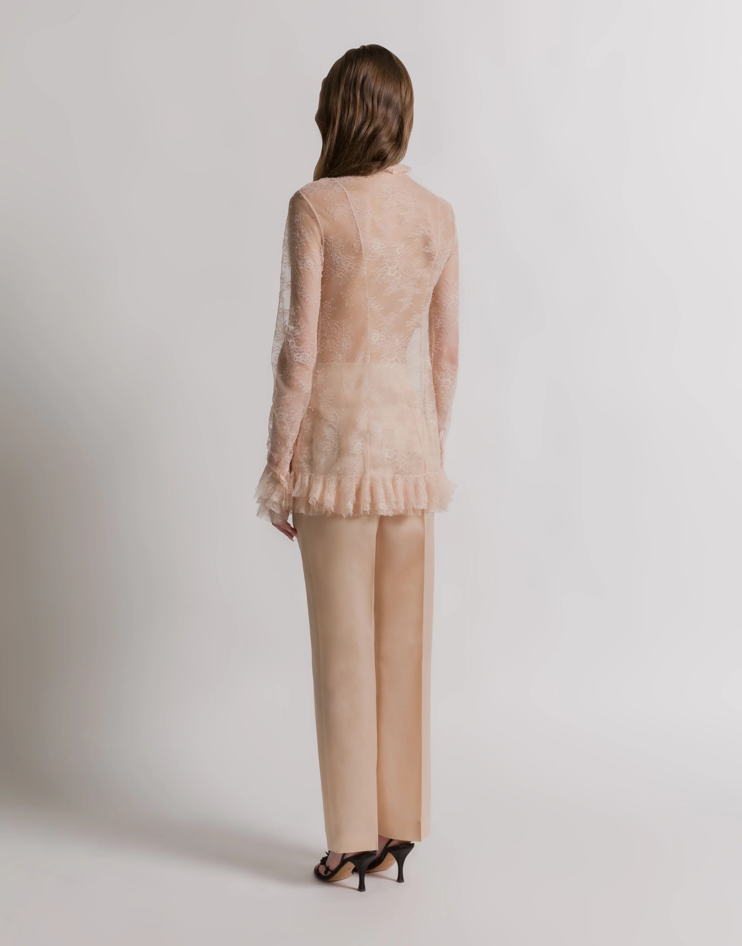 Blusa in pizzo trasparente - Image 2