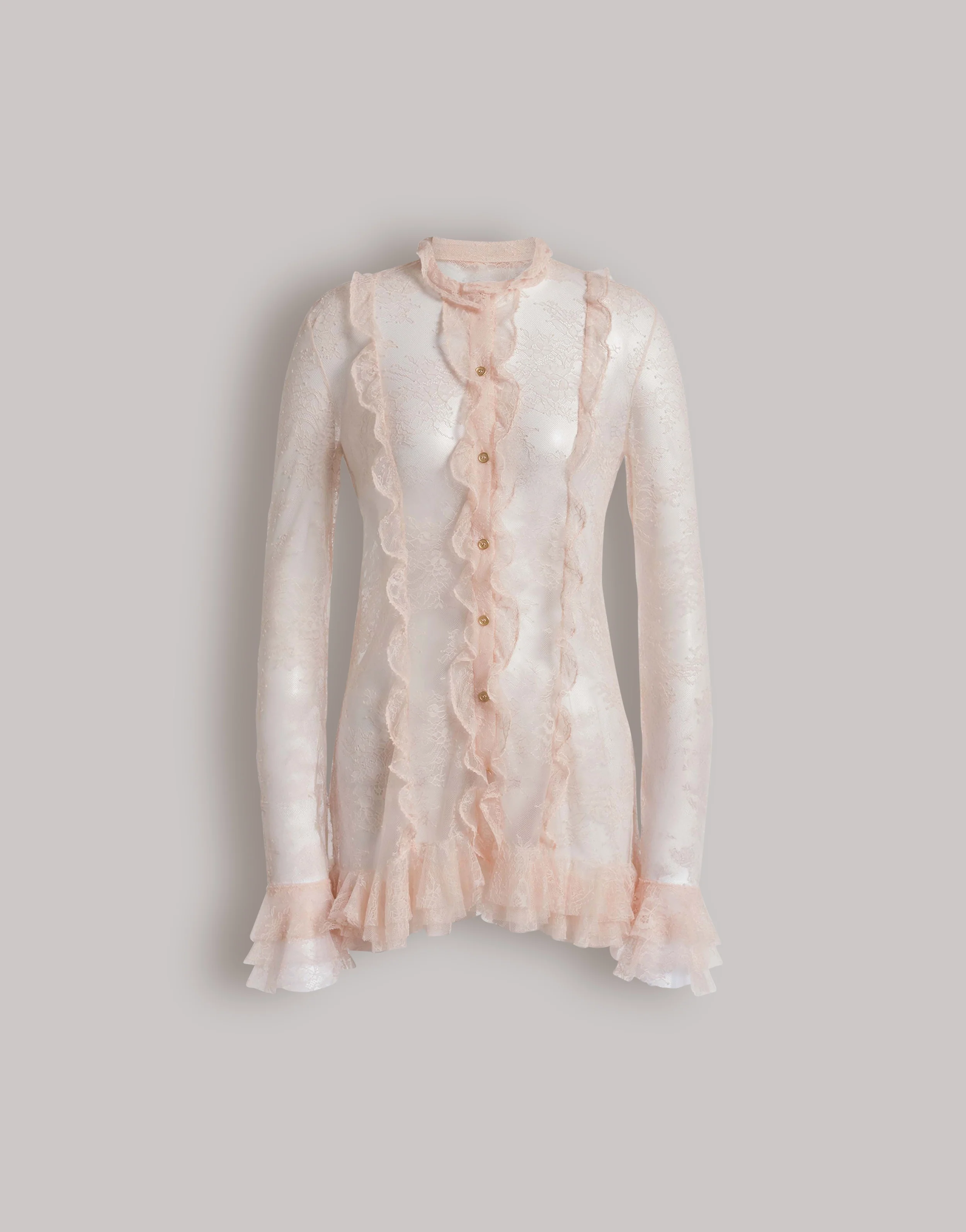 Blusa in pizzo trasparente - Image 4
