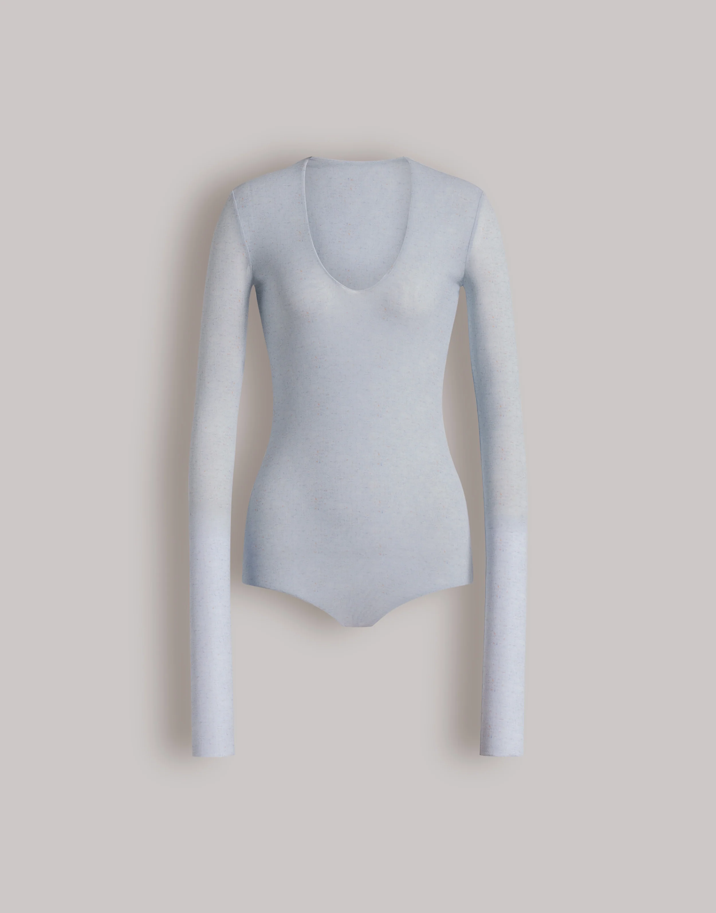 Body in tulle stampato