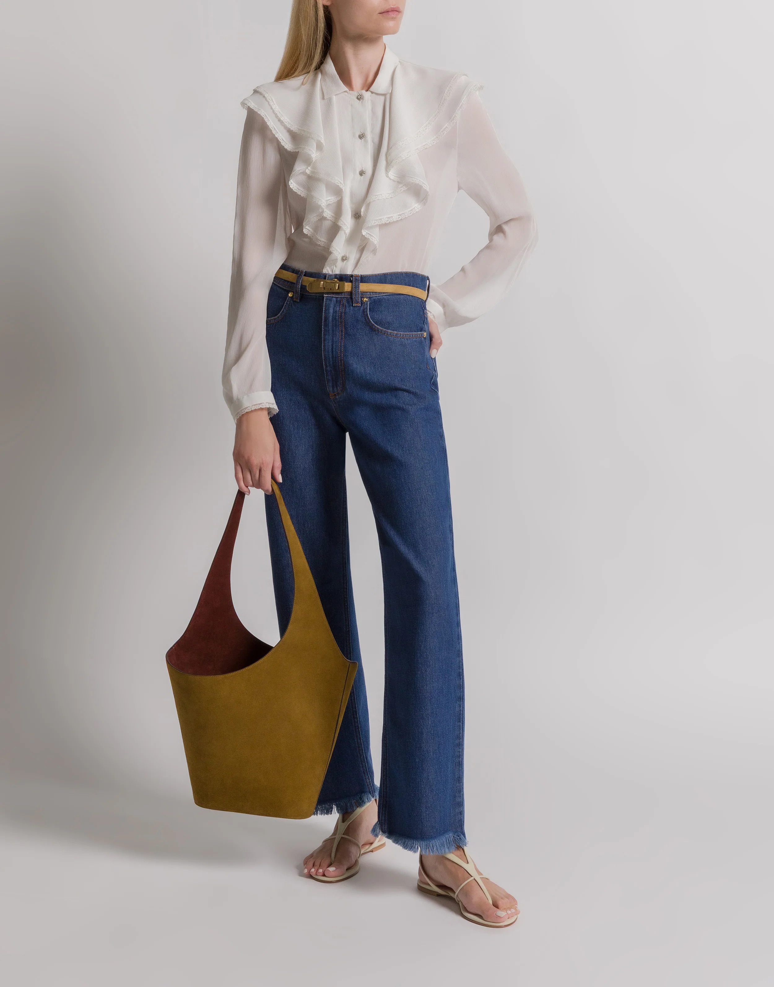 Borsa in pelle scamosciata - Image 2