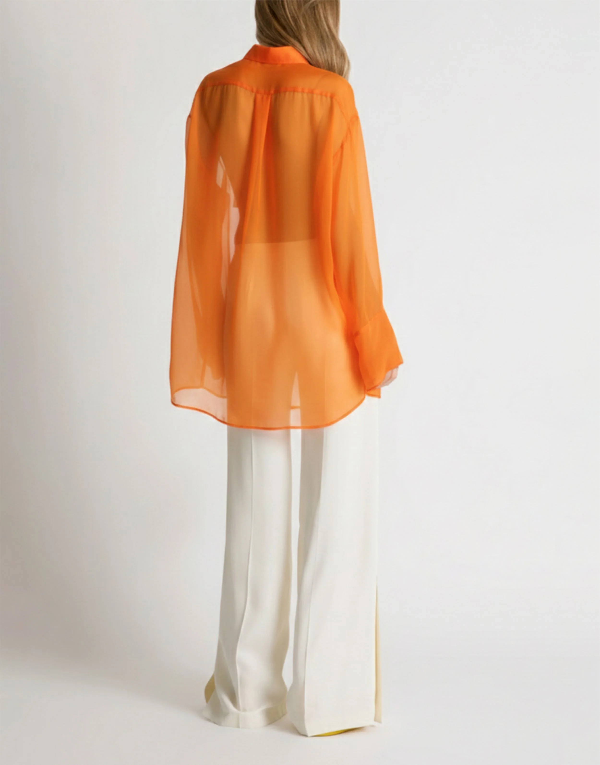 Camicia in chiffon trasparente - Image 3