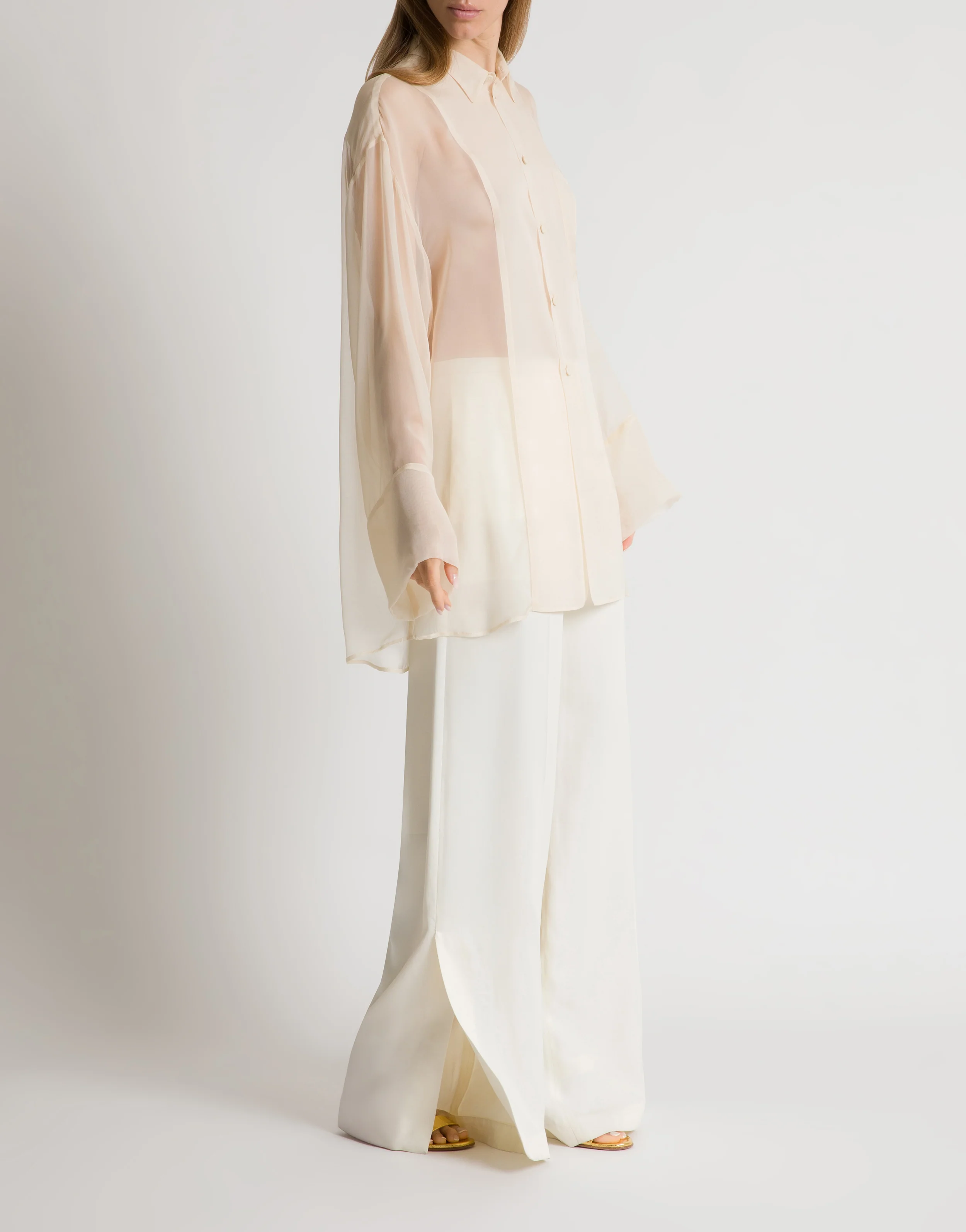 Camicia in chiffon trasparente - Image 2
