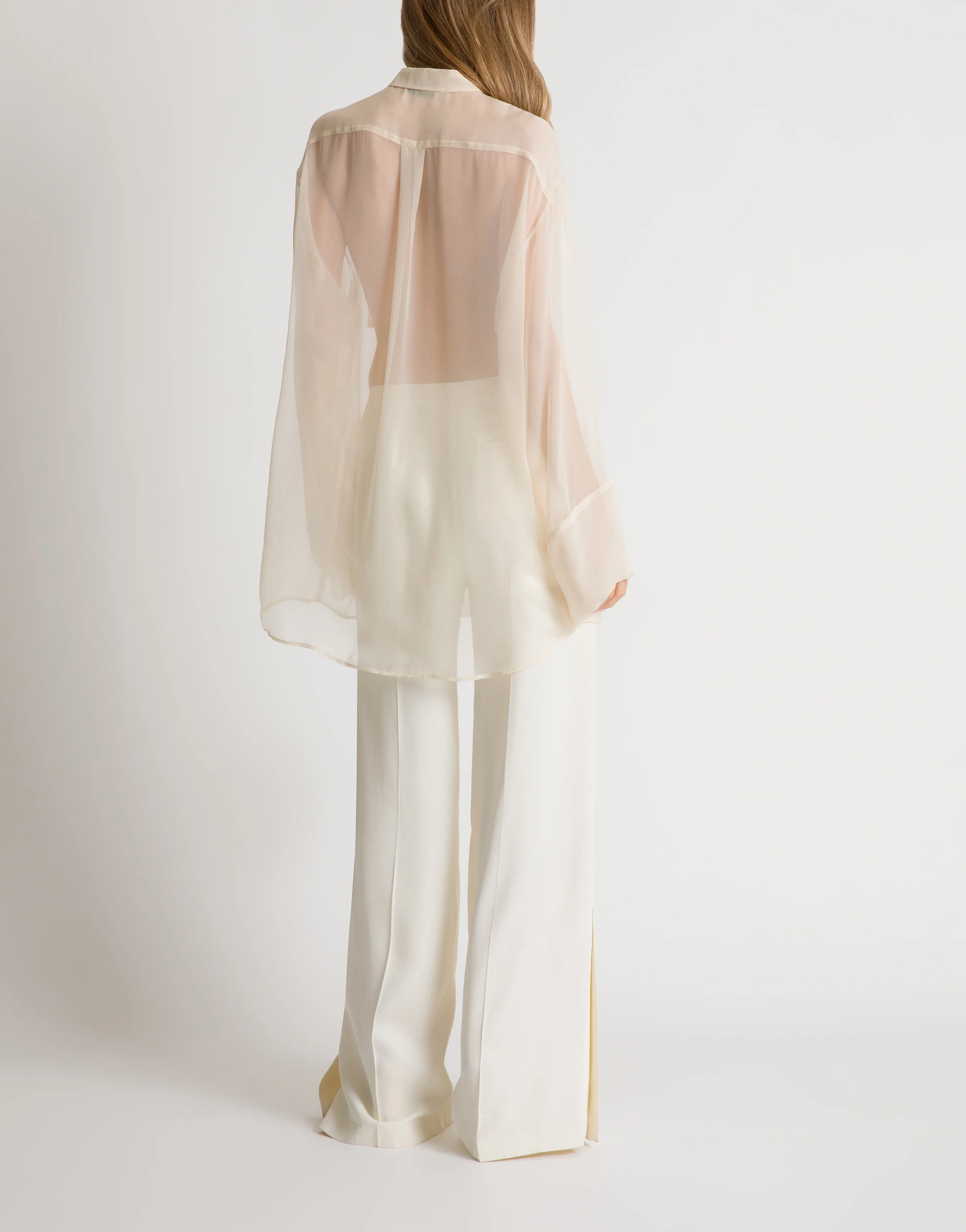 Camicia in chiffon trasparente - Image 3