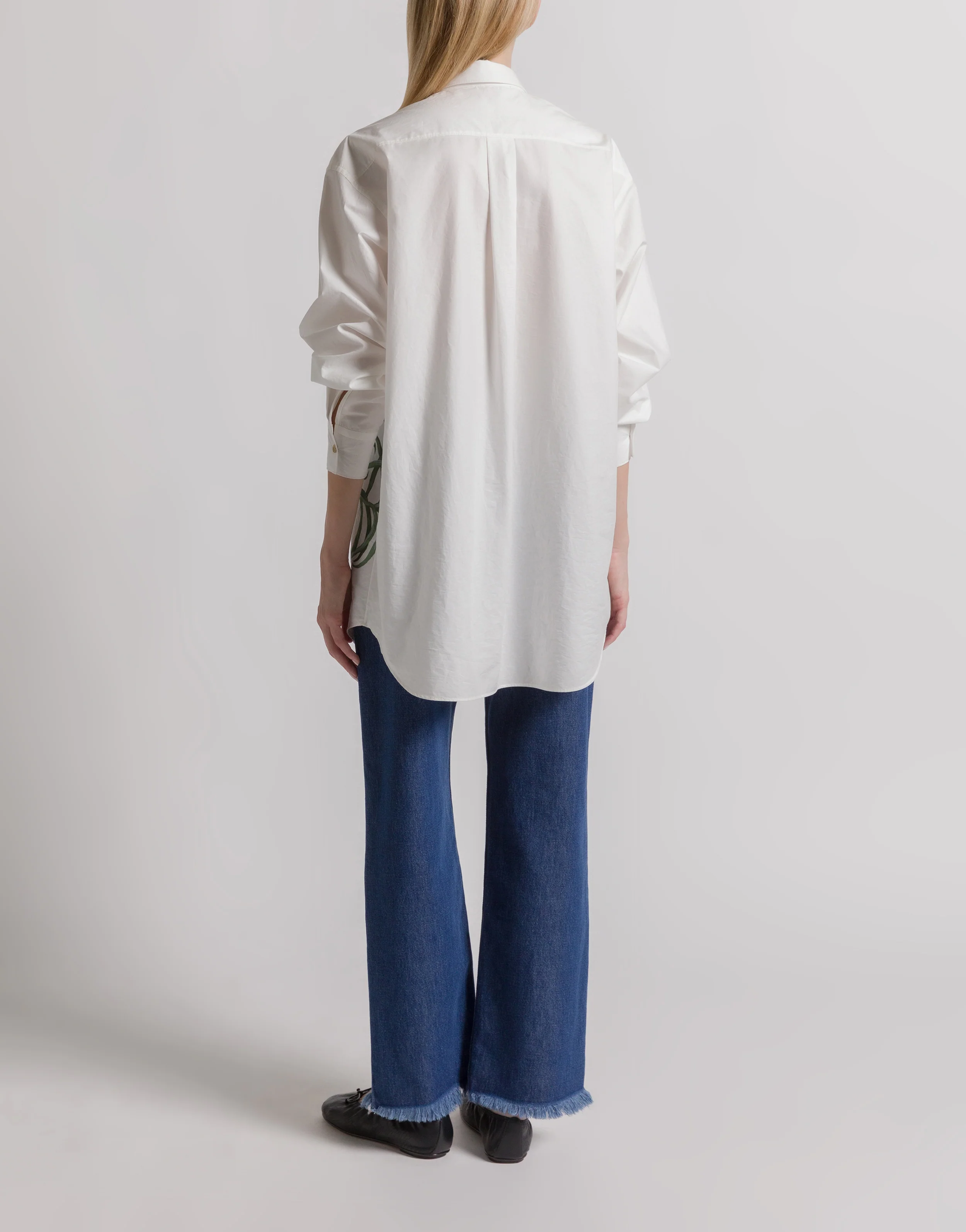 Camicia in cotone con stampa Herbarium - Image 3