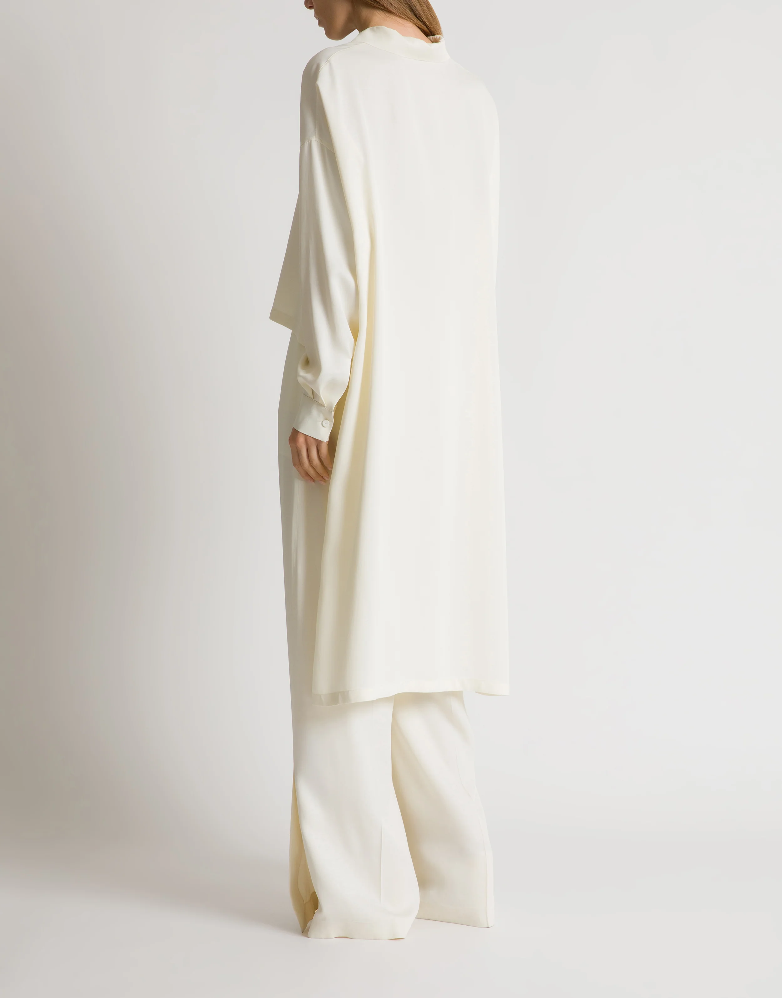 Camicia in crêpe fluido - Image 3