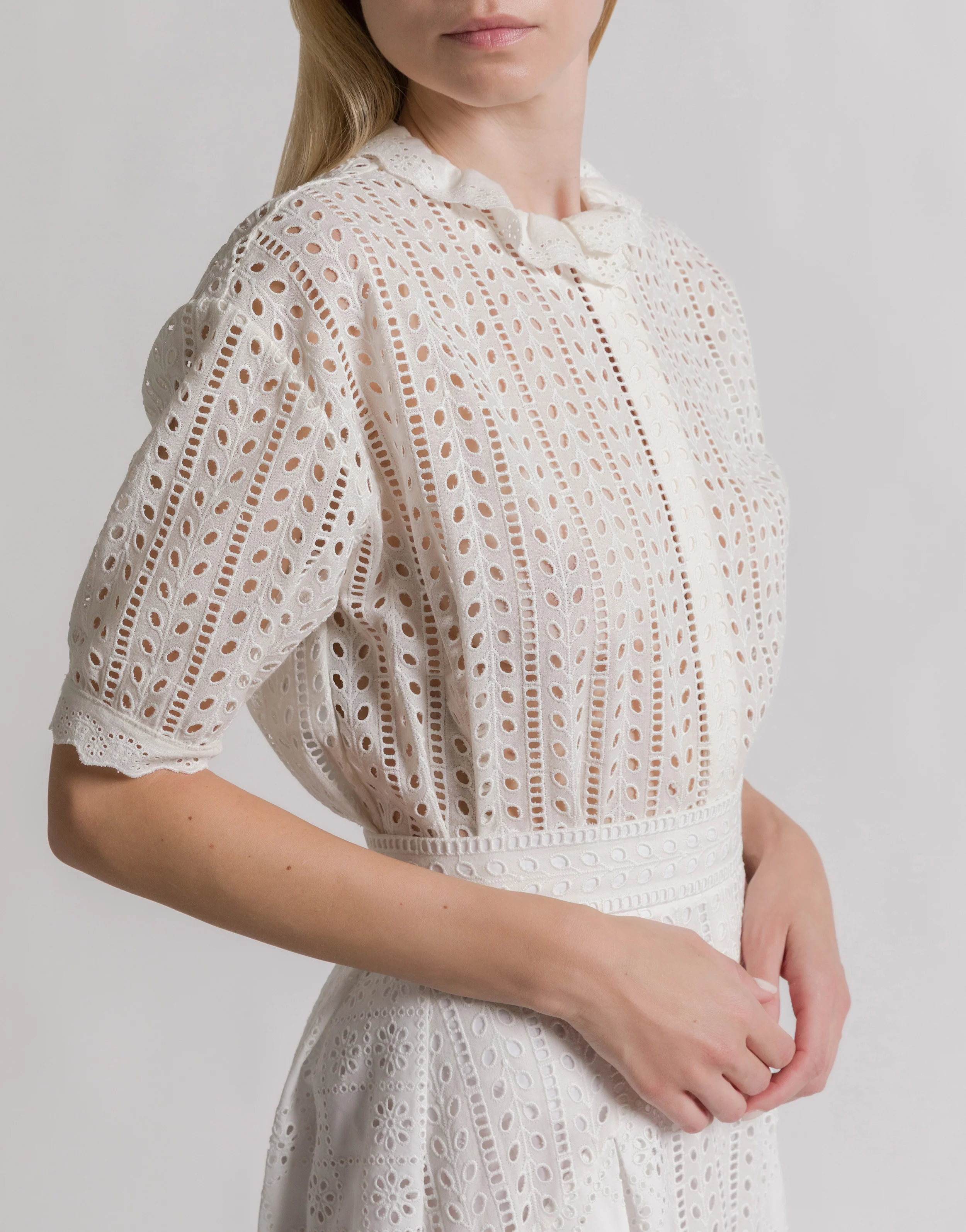 Camicia in Sangallo di cotone - Image 4