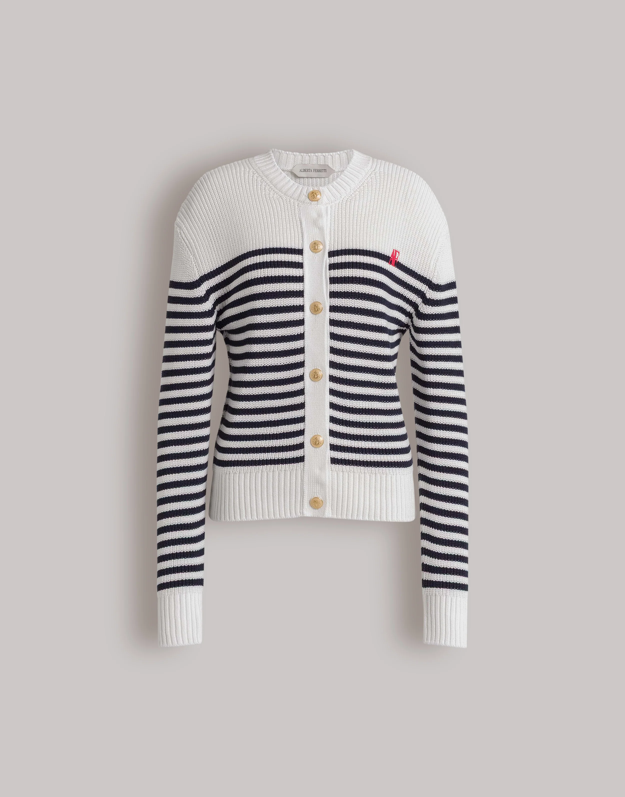 Cardigan a righe 