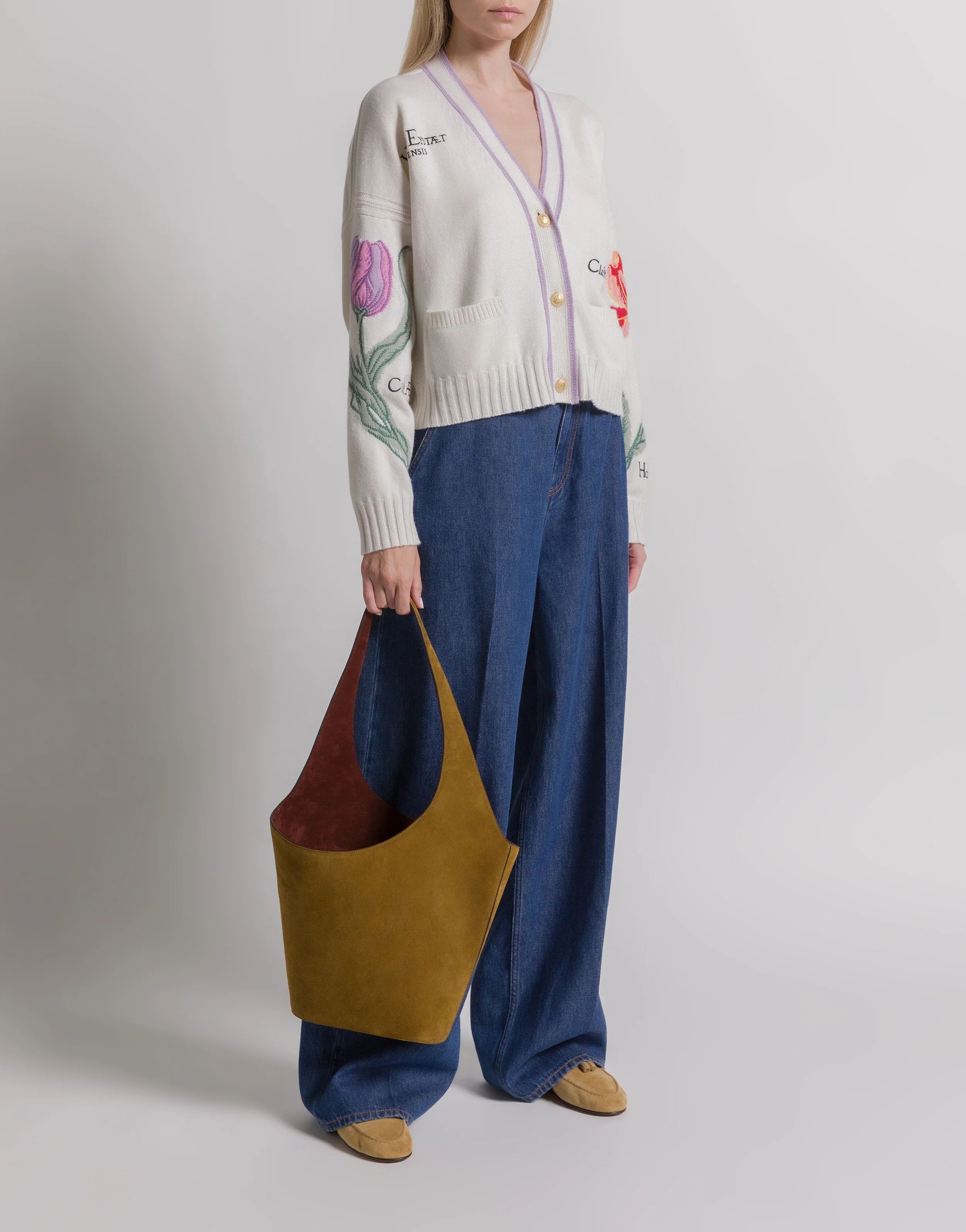 Cardigan ricamato Herbarium - Image 2