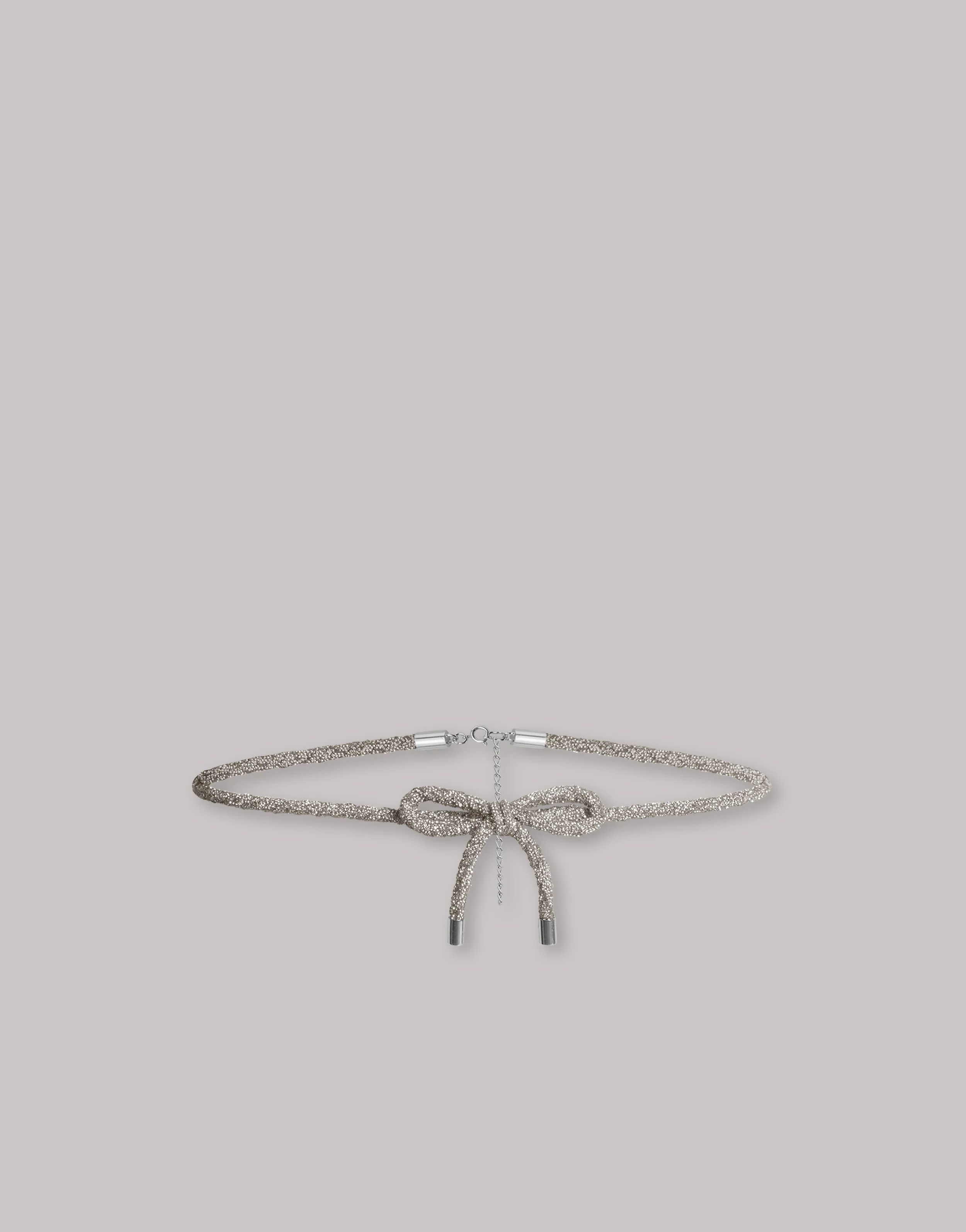 Cintura con fiocco di strass - Image 2