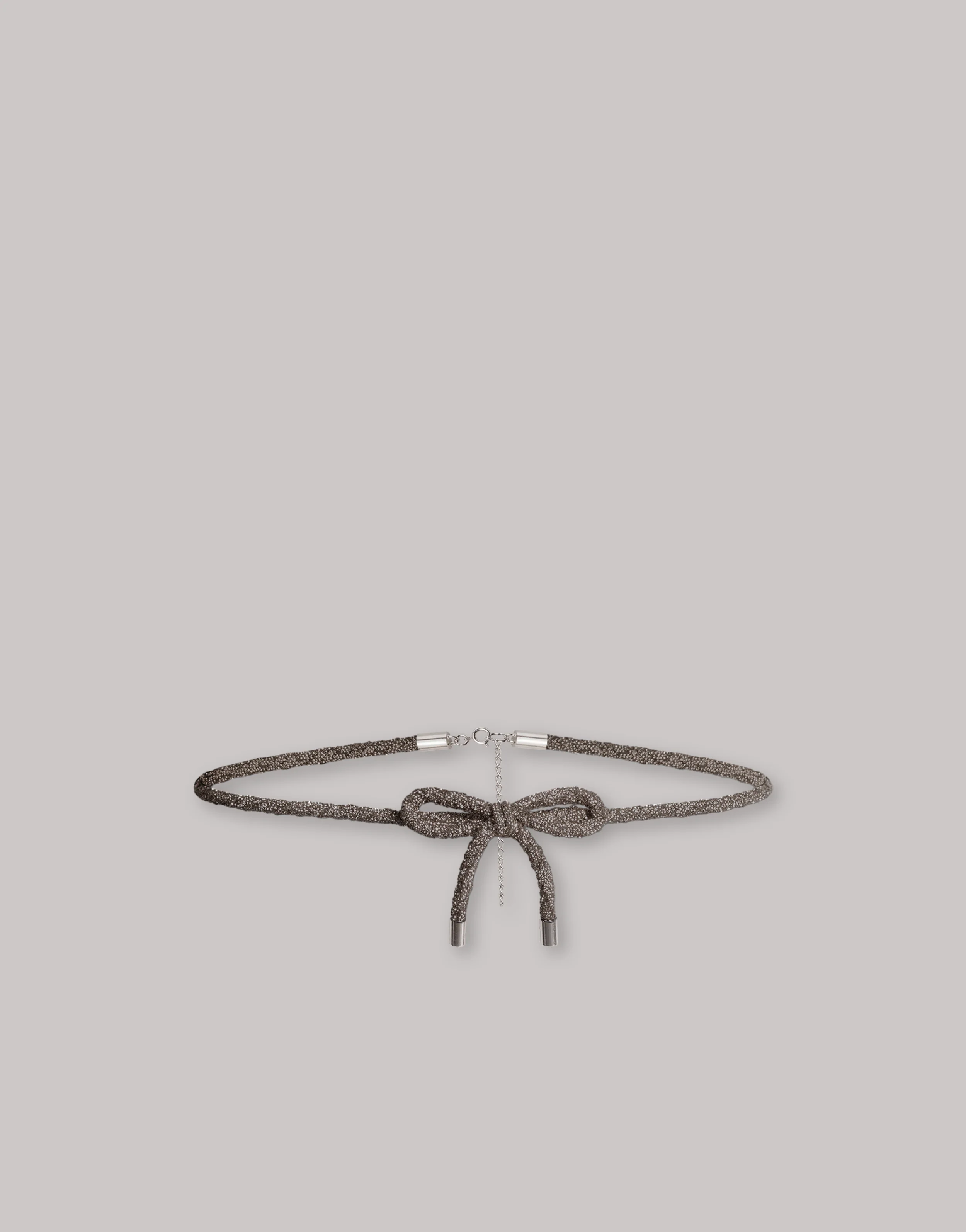 Cintura con fiocco di strass