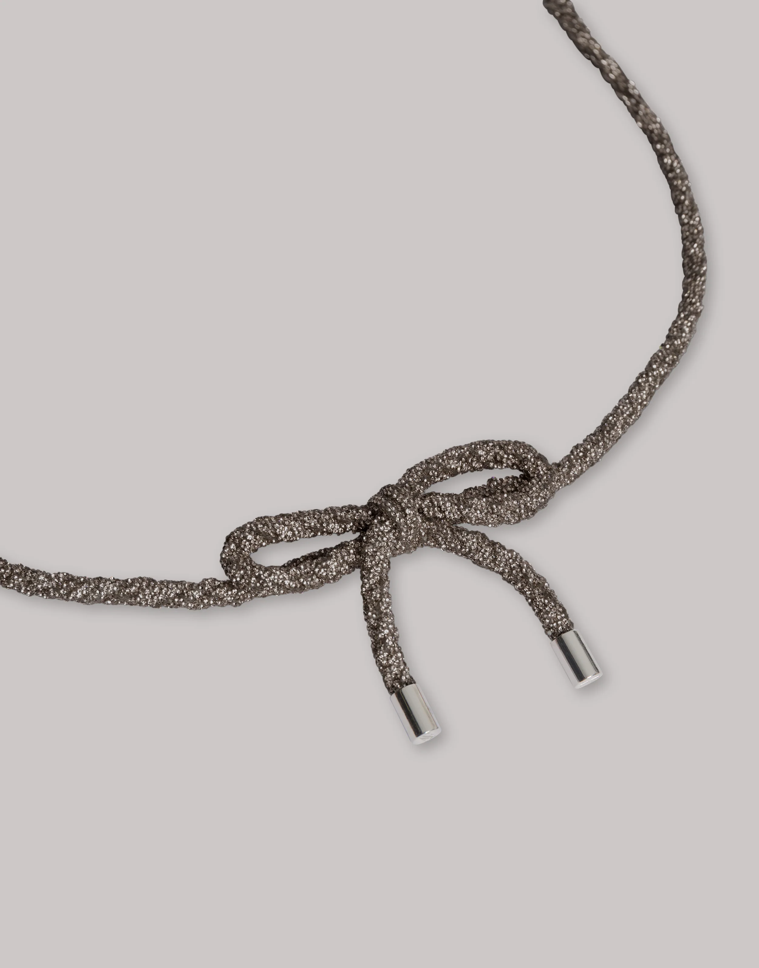 Cintura con fiocco di strass - Image 2
