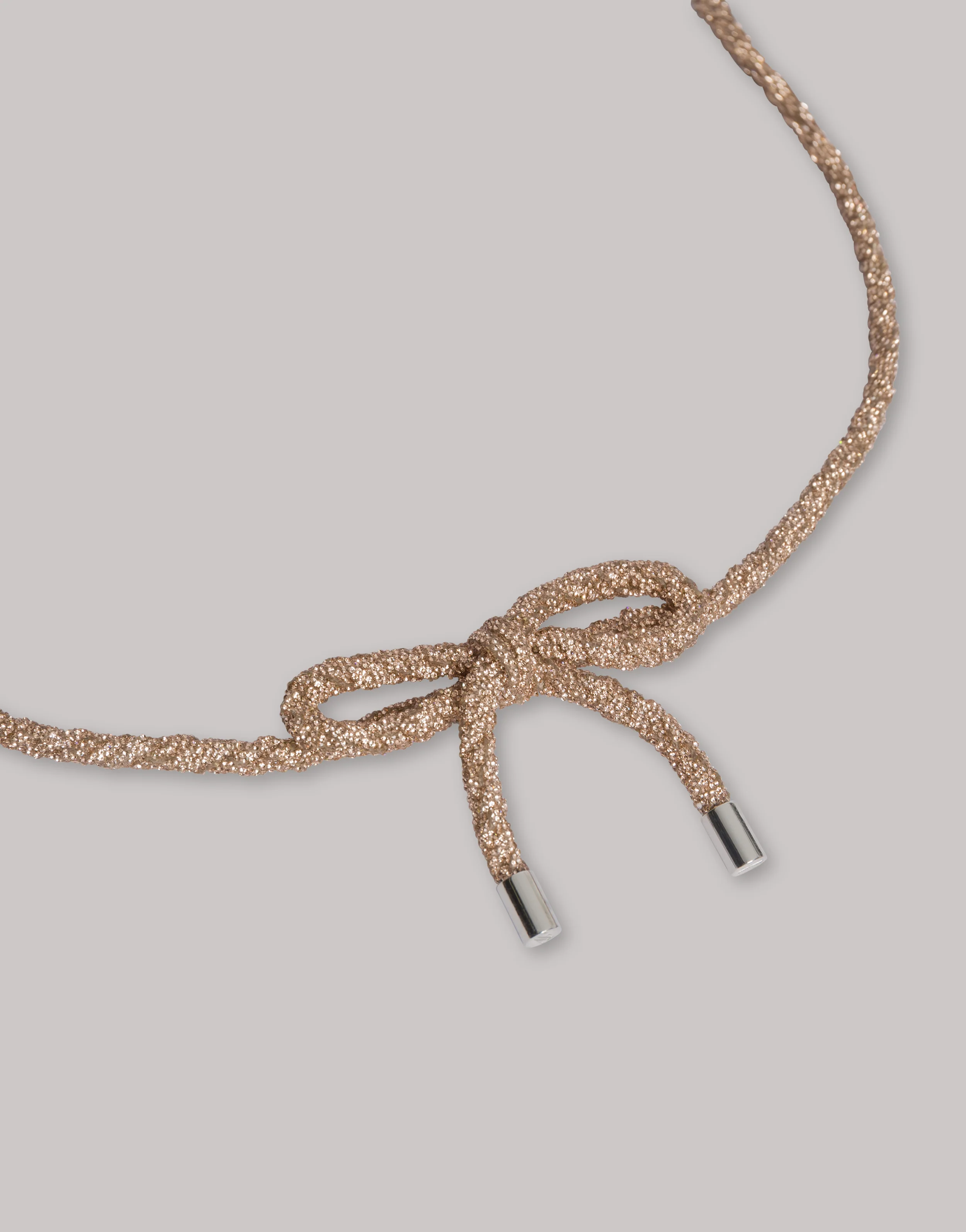 Cintura con fiocco di strass - Image 3