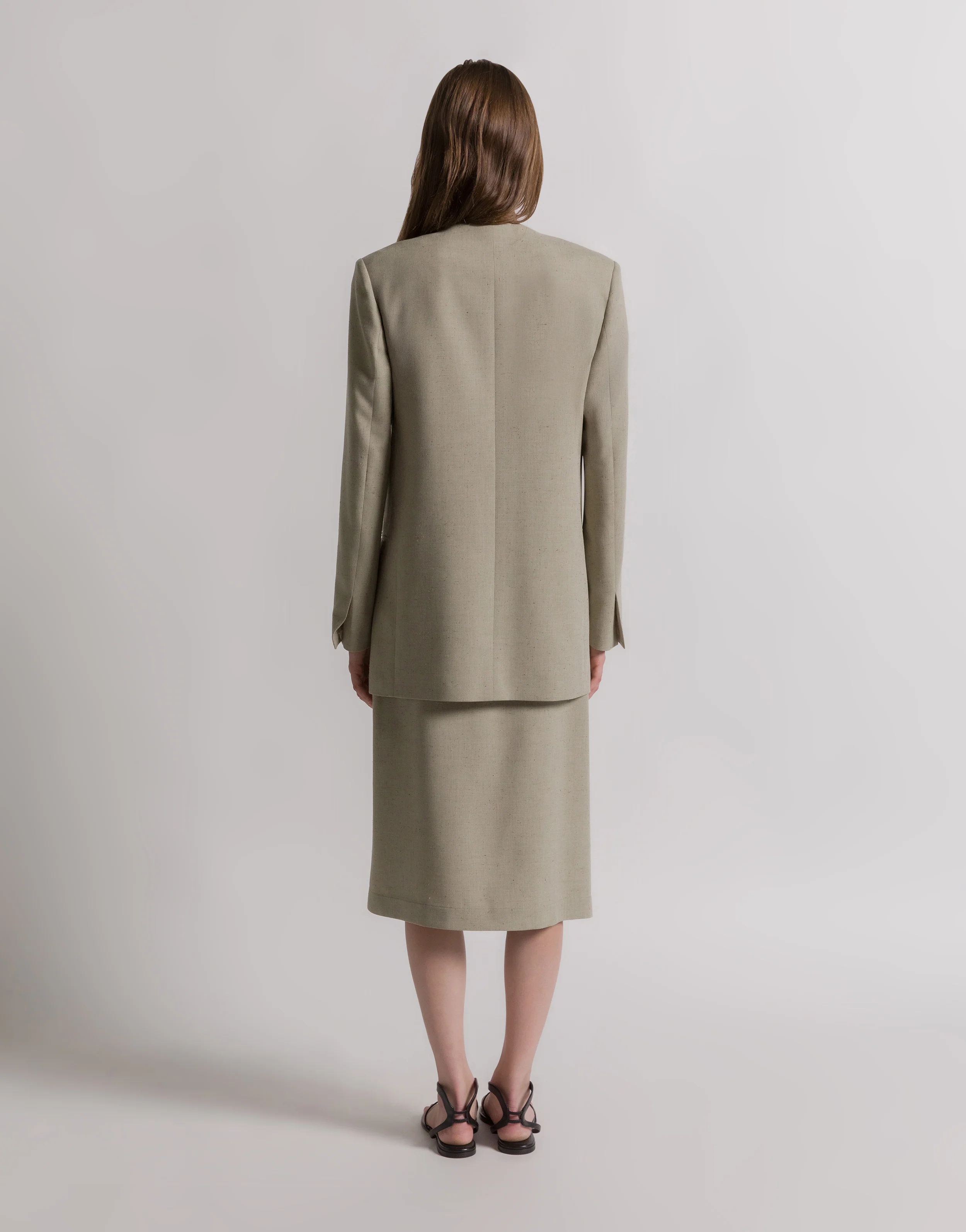 Giacca doppiopetto in tweed - Image 3