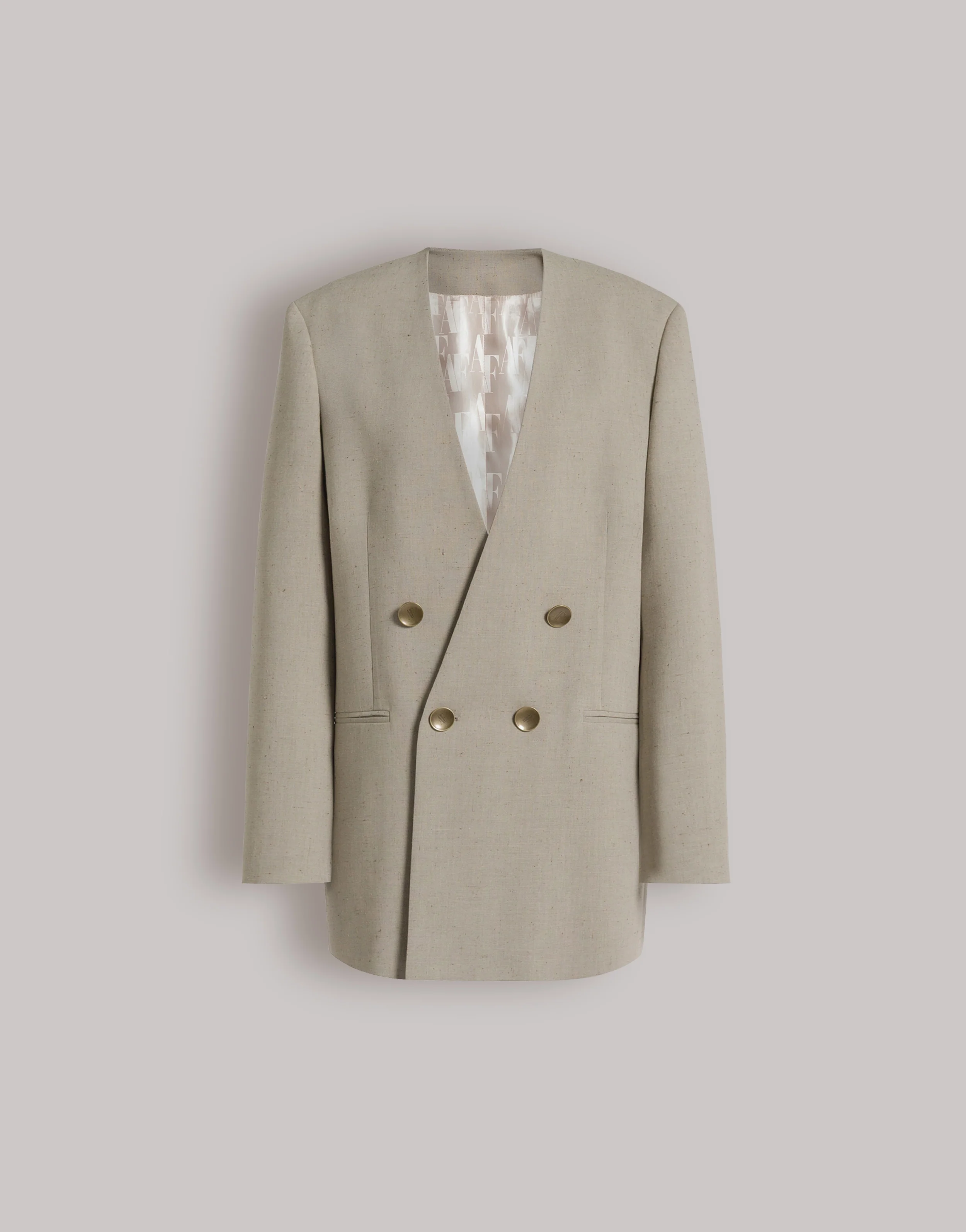 Giacca doppiopetto in tweed - Image 4