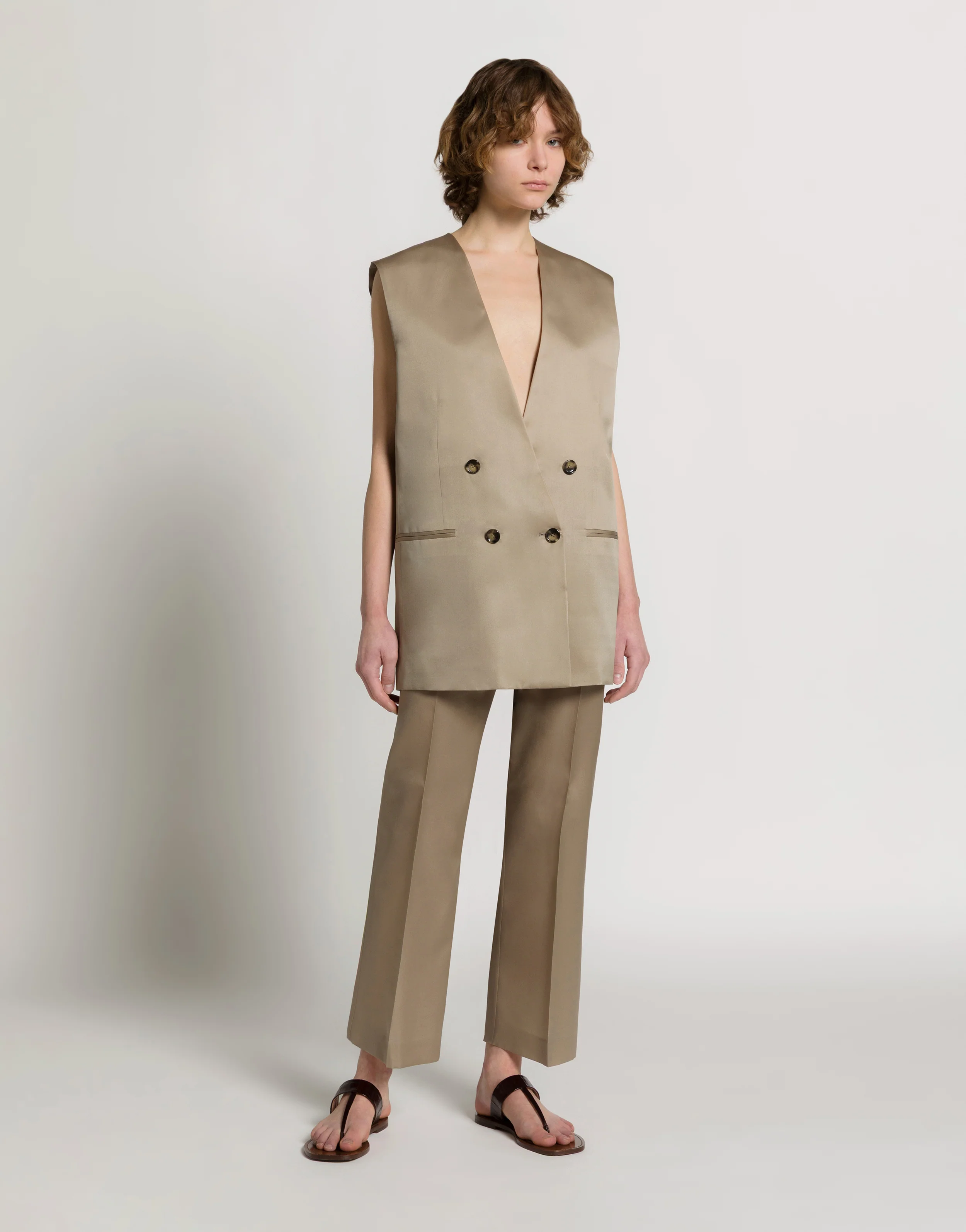 Gilet doppiopetto oversize - Image 2