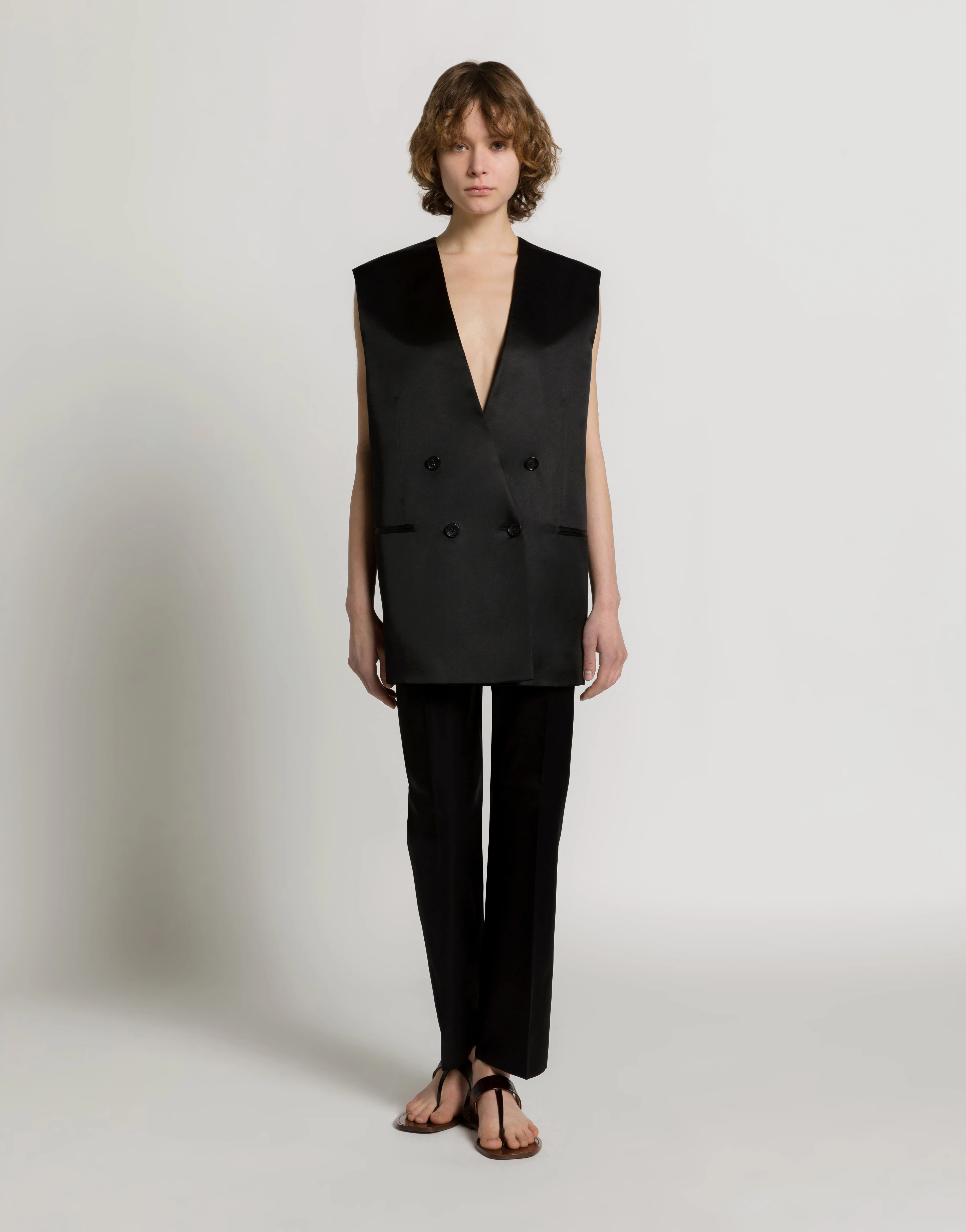 Gilet doppiopetto oversize - Image 2