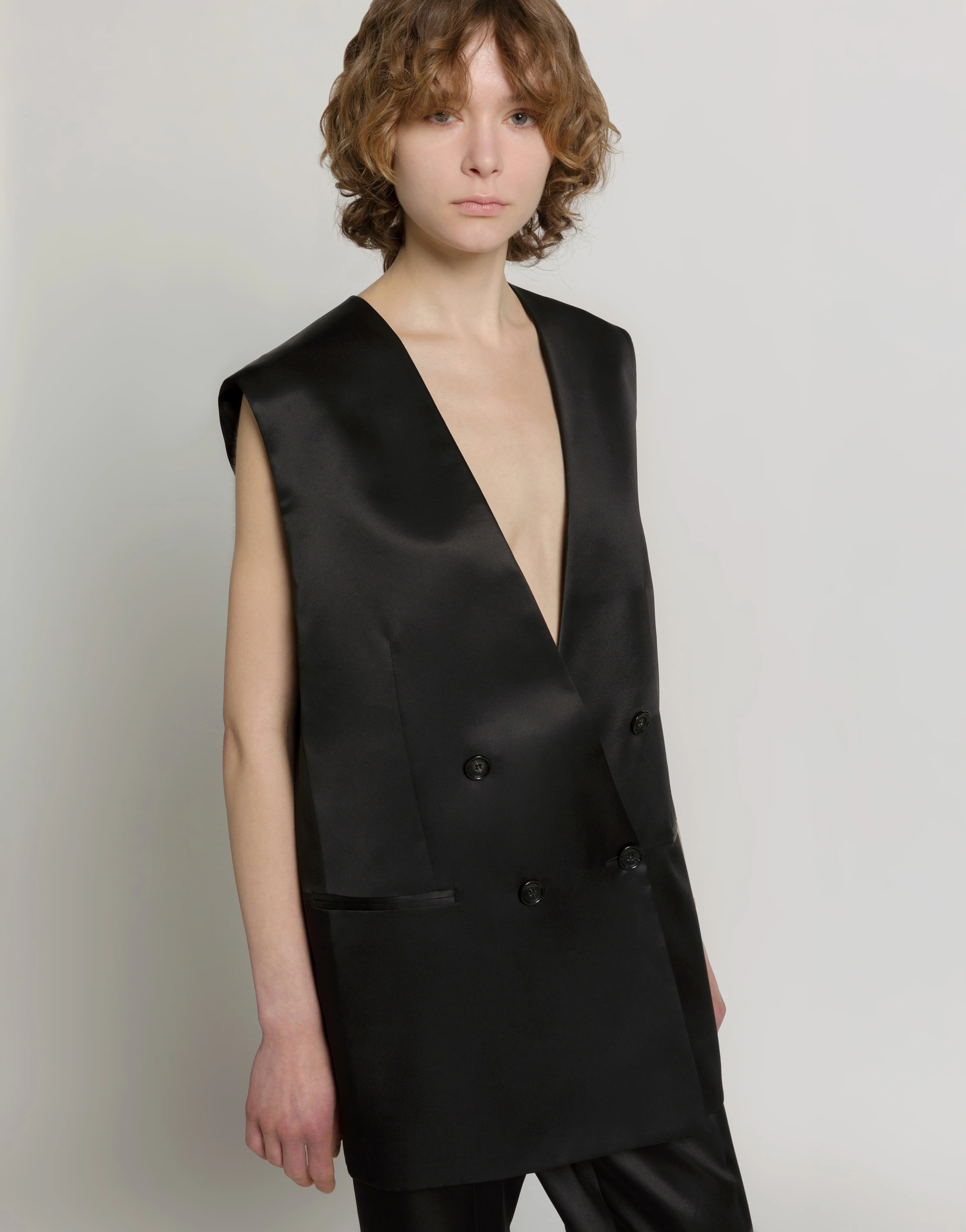 Gilet doppiopetto oversize - Image 4