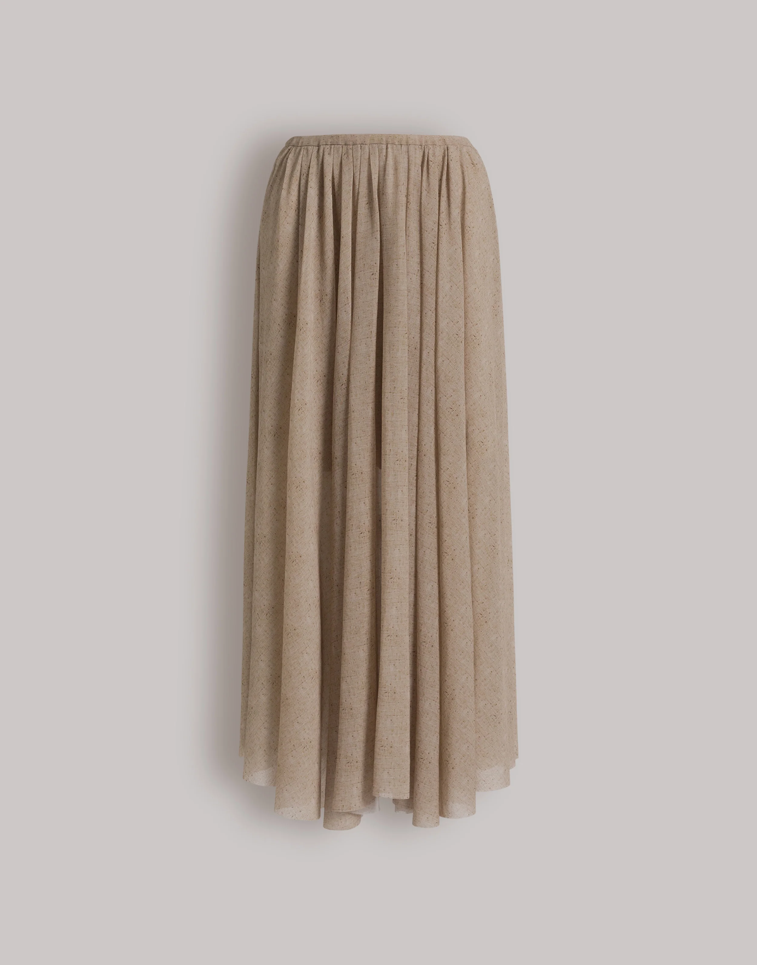 Gonna a pieghe in tulle stampato - Image 4