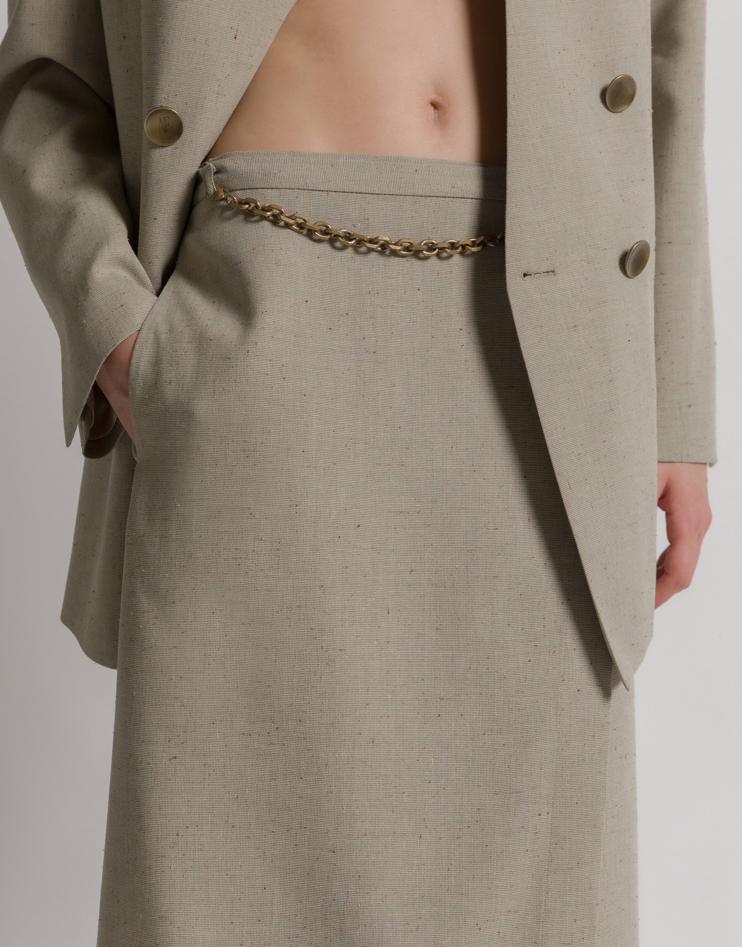 Gonna a portafoglio in tweed - Image 4