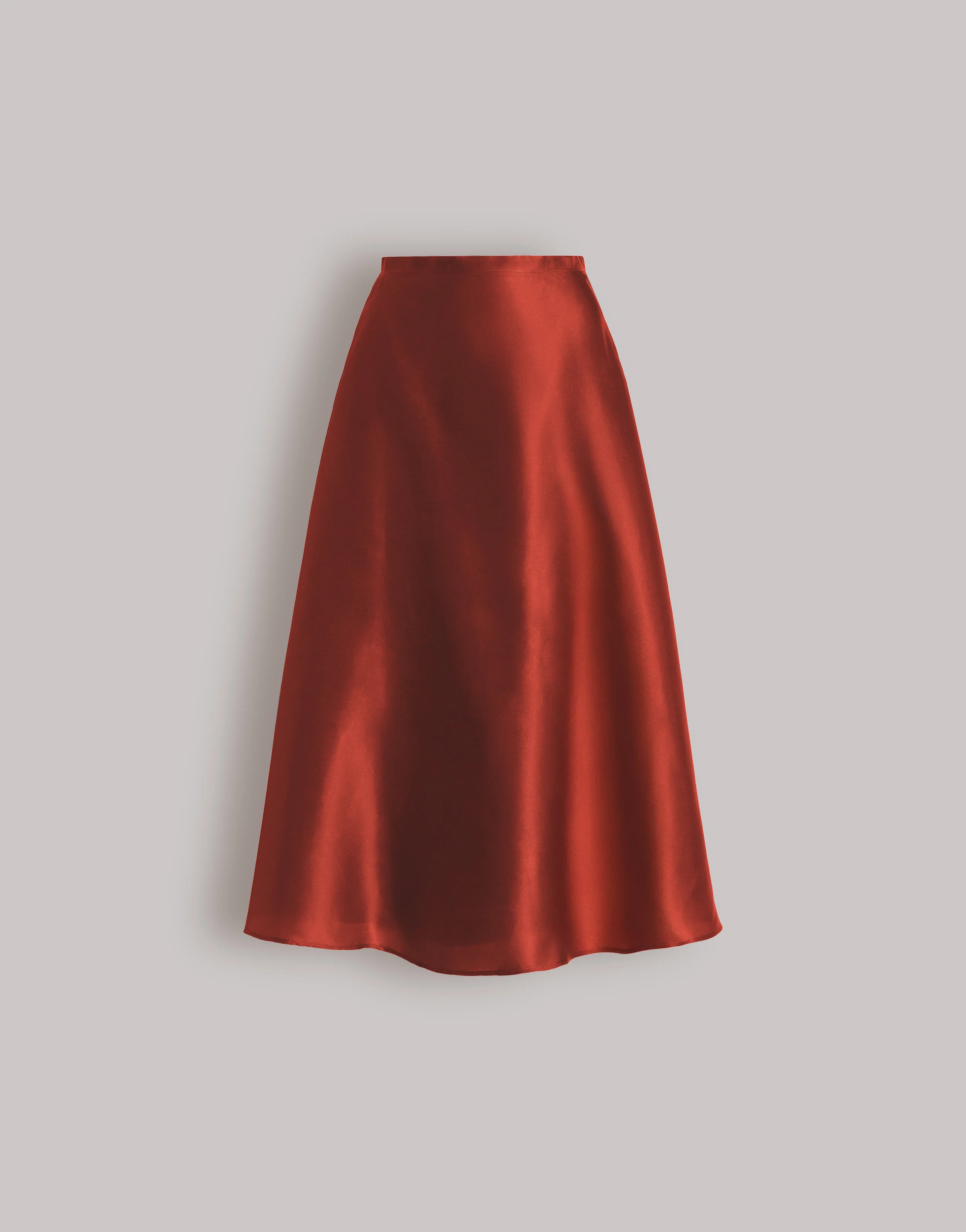 Gonna a ruota in organza di seta