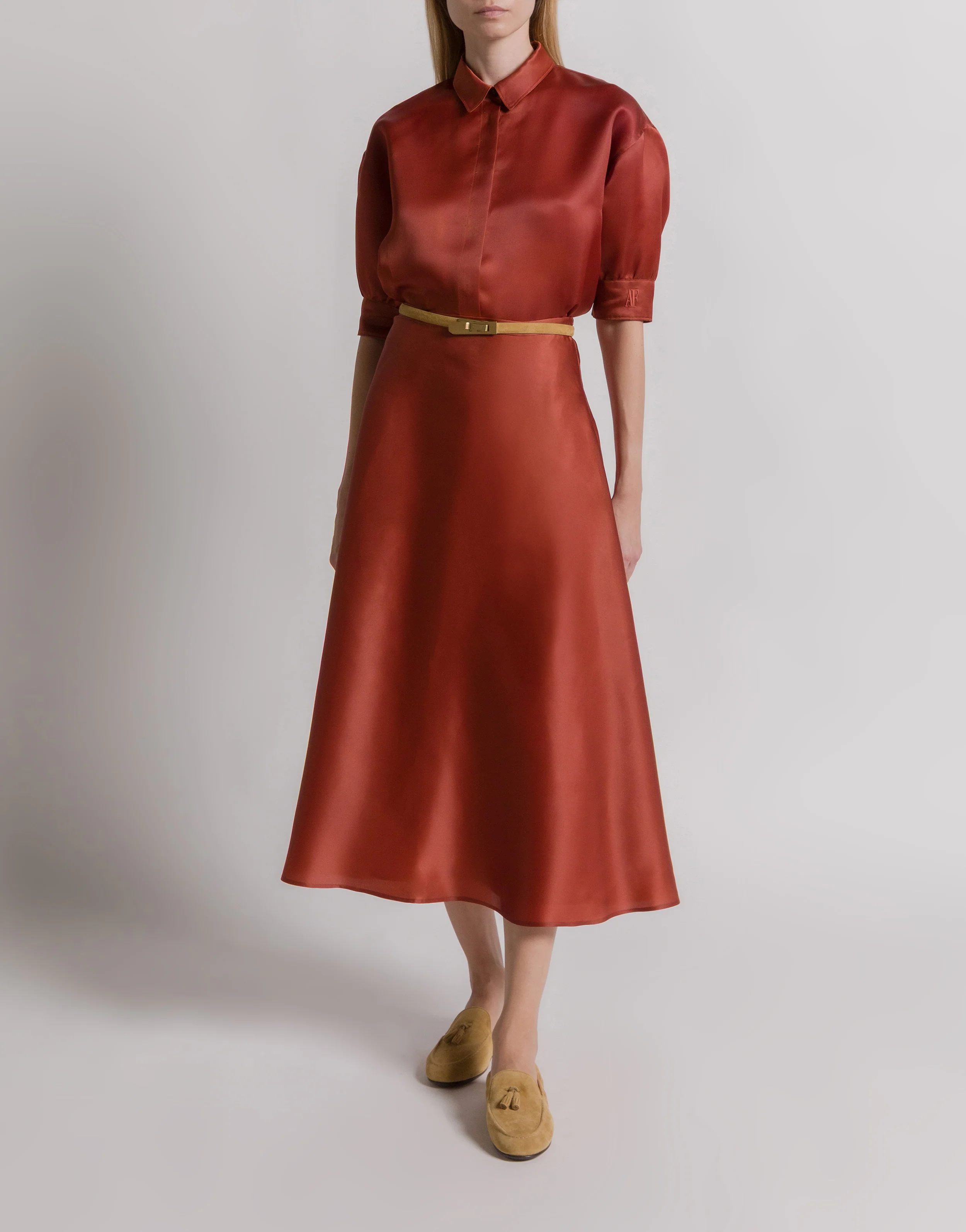 Gonna a ruota in organza di seta - Image 2