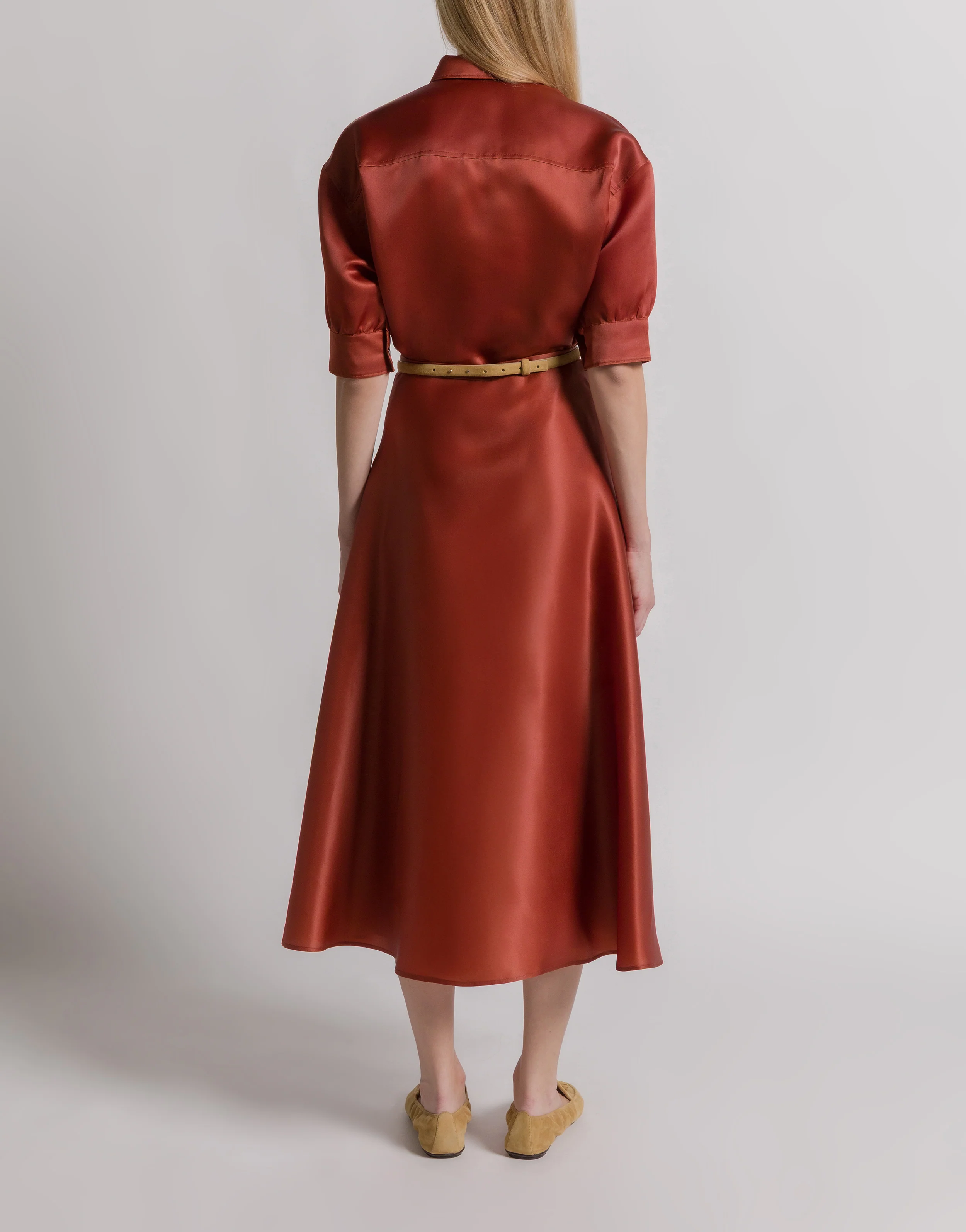 Gonna a ruota in organza di seta - Image 3
