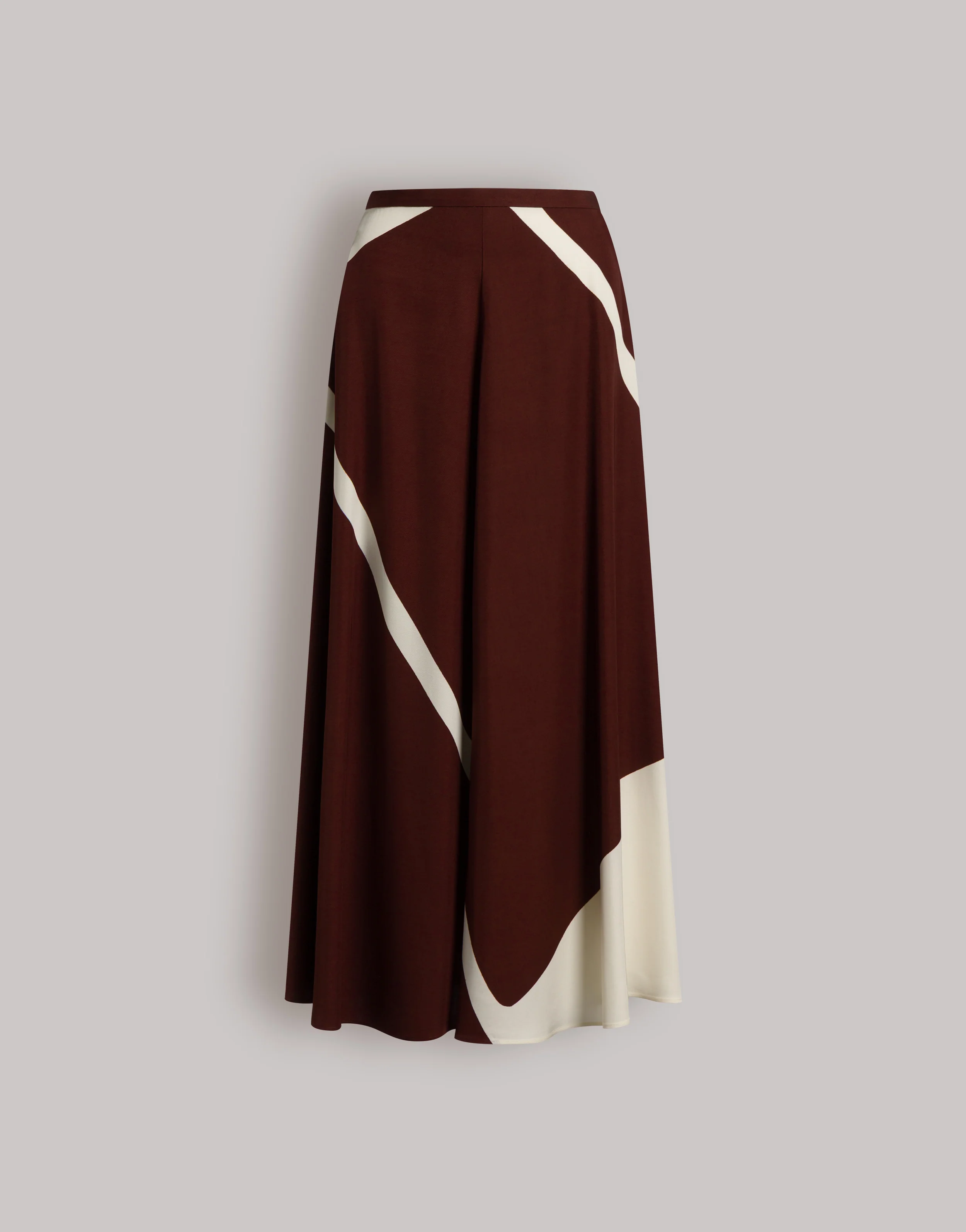 Gonna in twill di viscosa stampato - Image 4