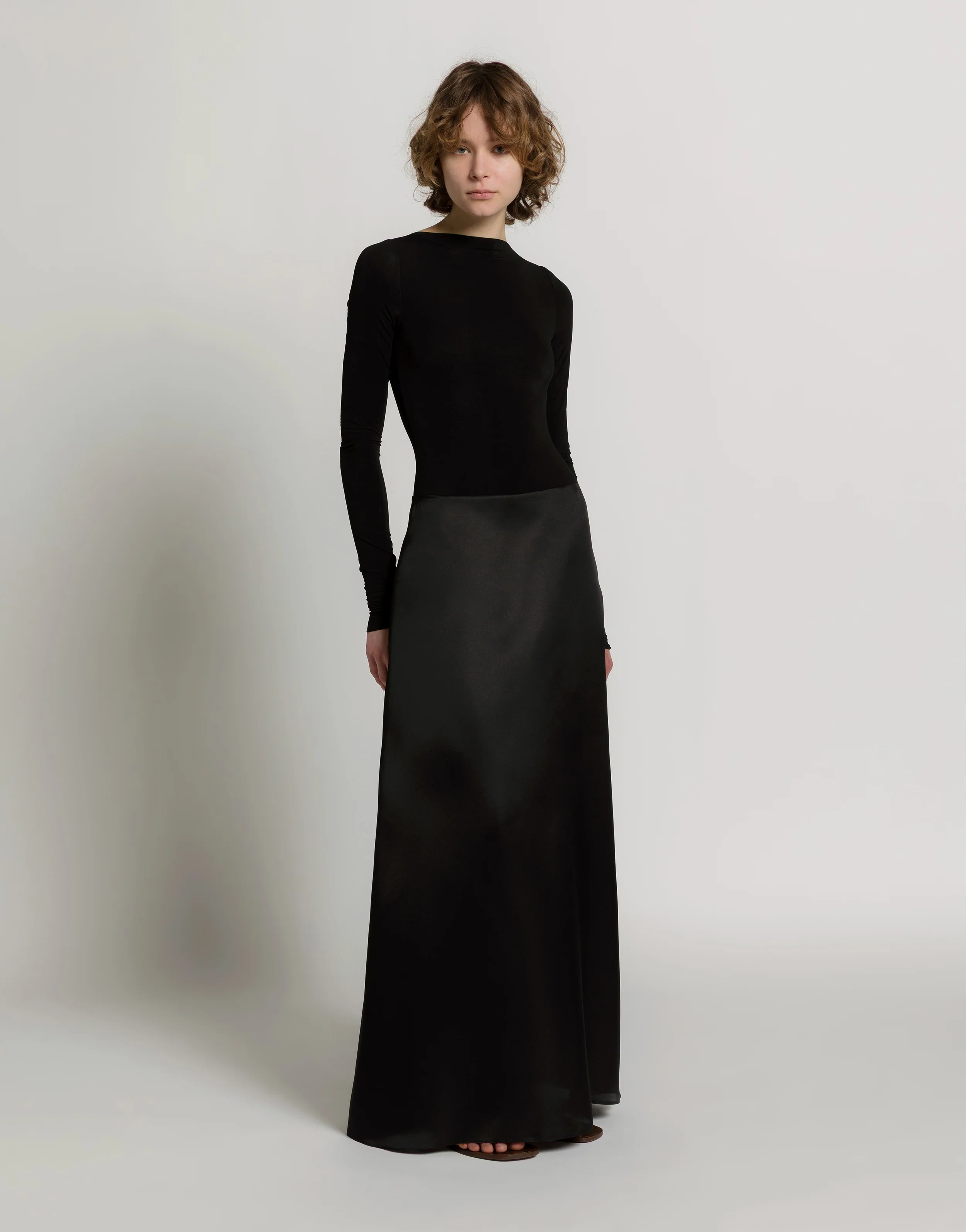 Gonna lunga in organza di seta - Image 2