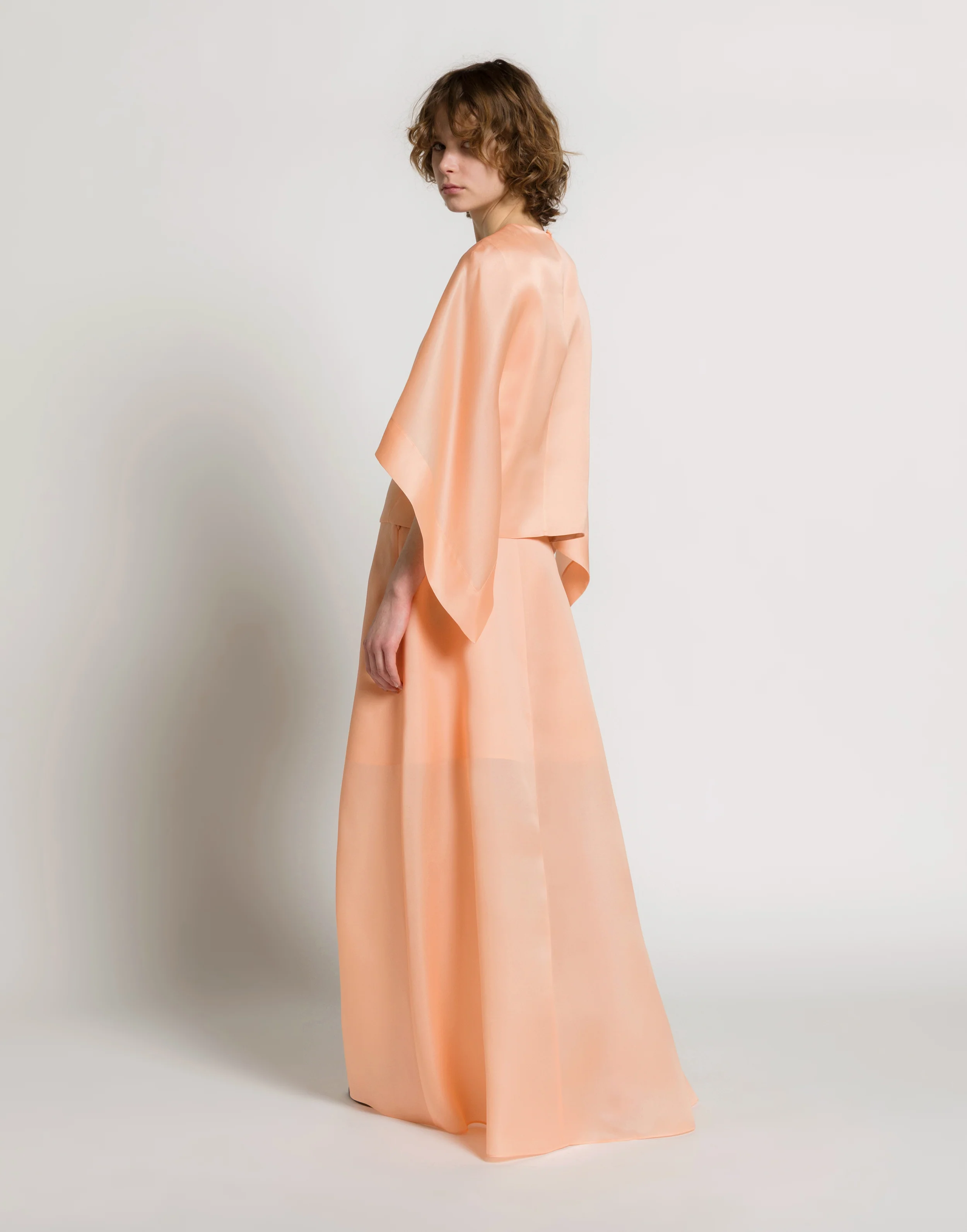 Gonna lunga in organza di seta - Image 2