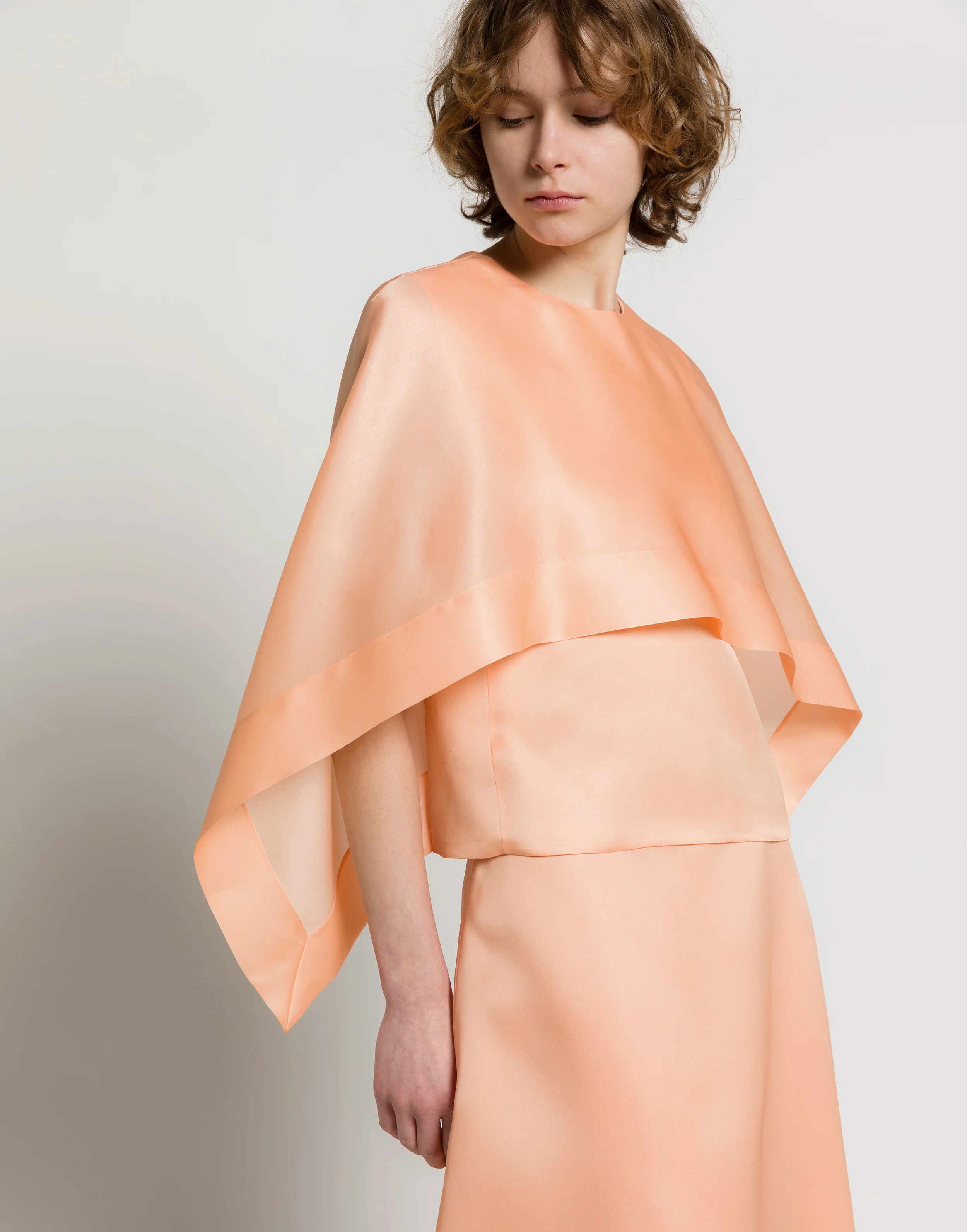 Gonna lunga in organza di seta - Image 3