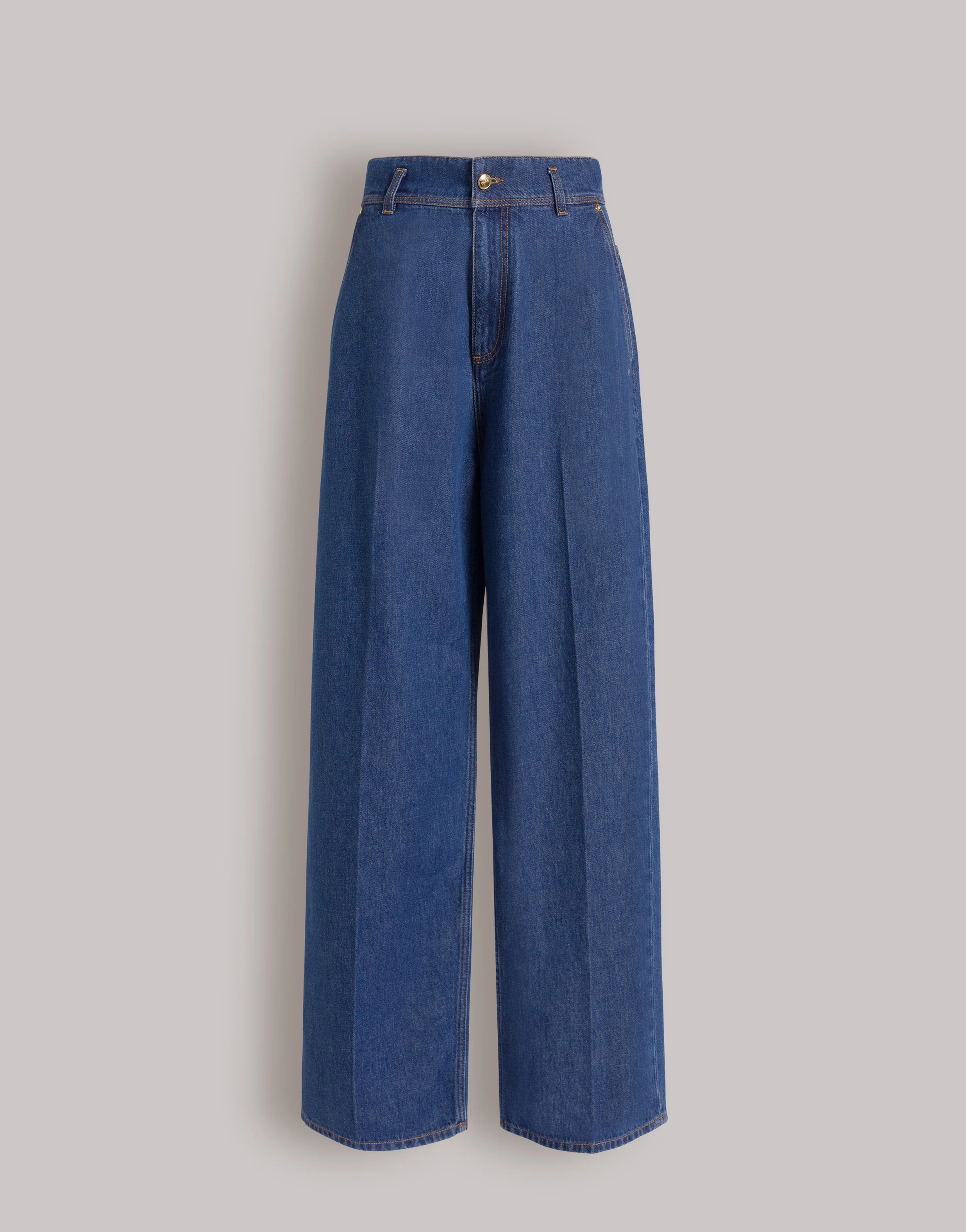 Jeans a gamba larga 