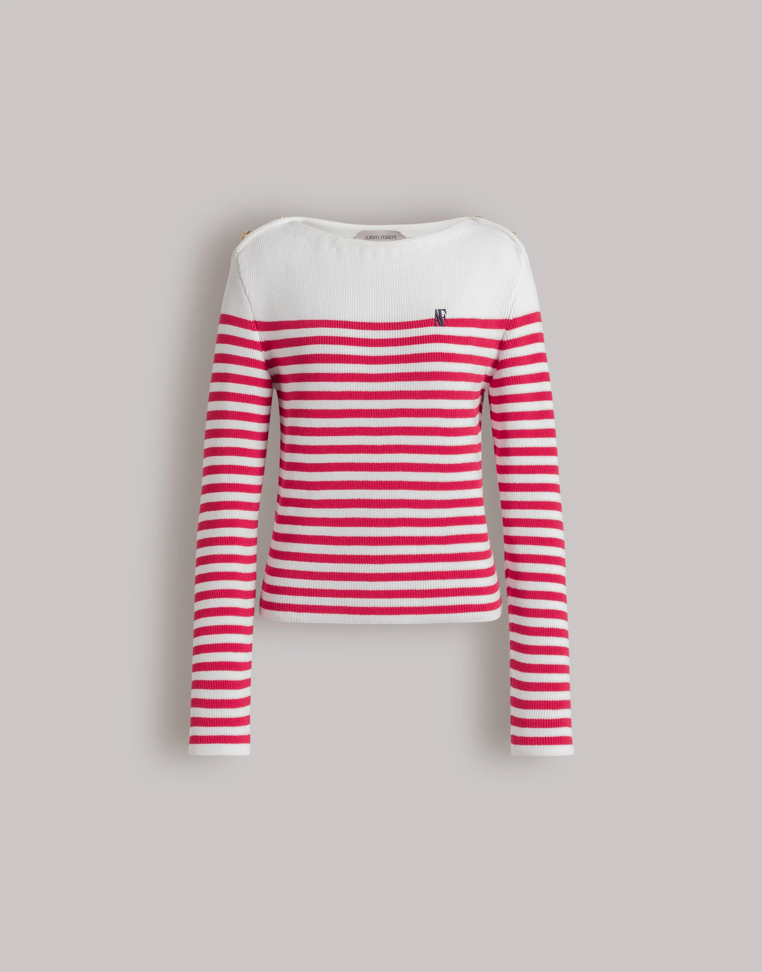 Maglione a righe