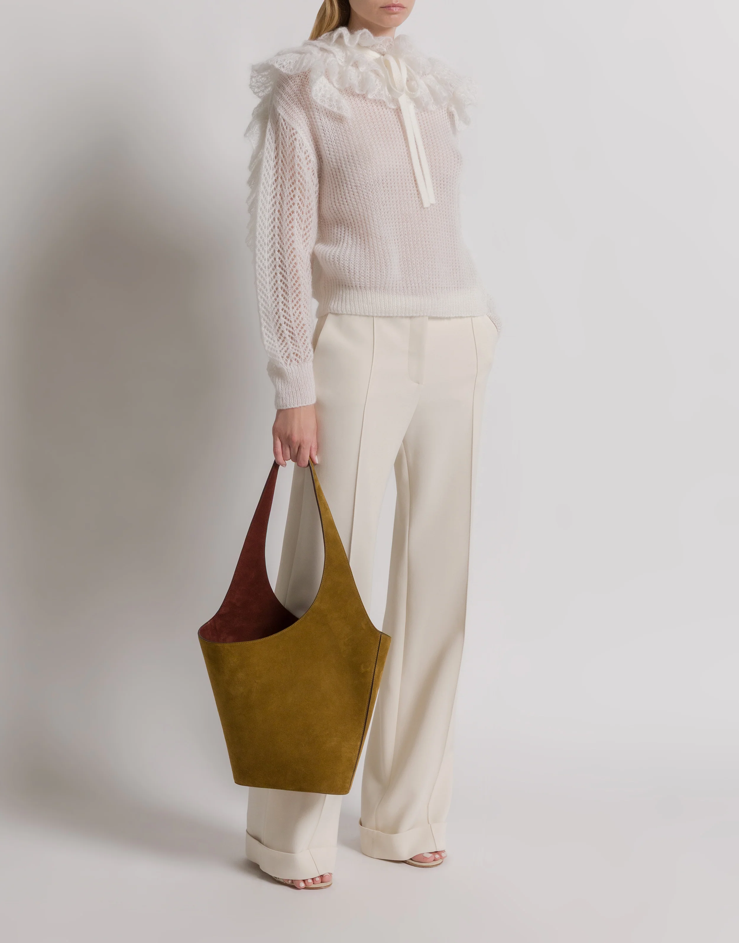 Maglione con volant in mohair - Image 2