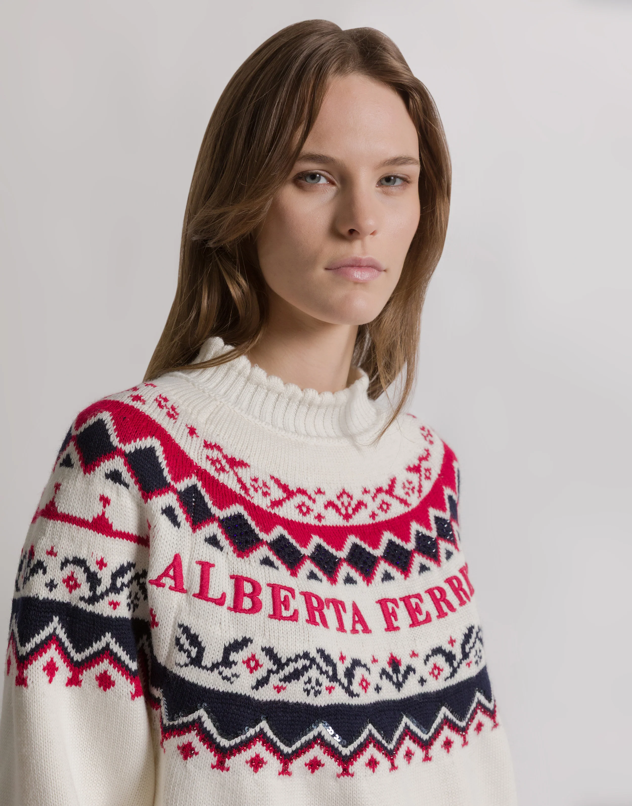 Maglione Fair Isle per après-ski