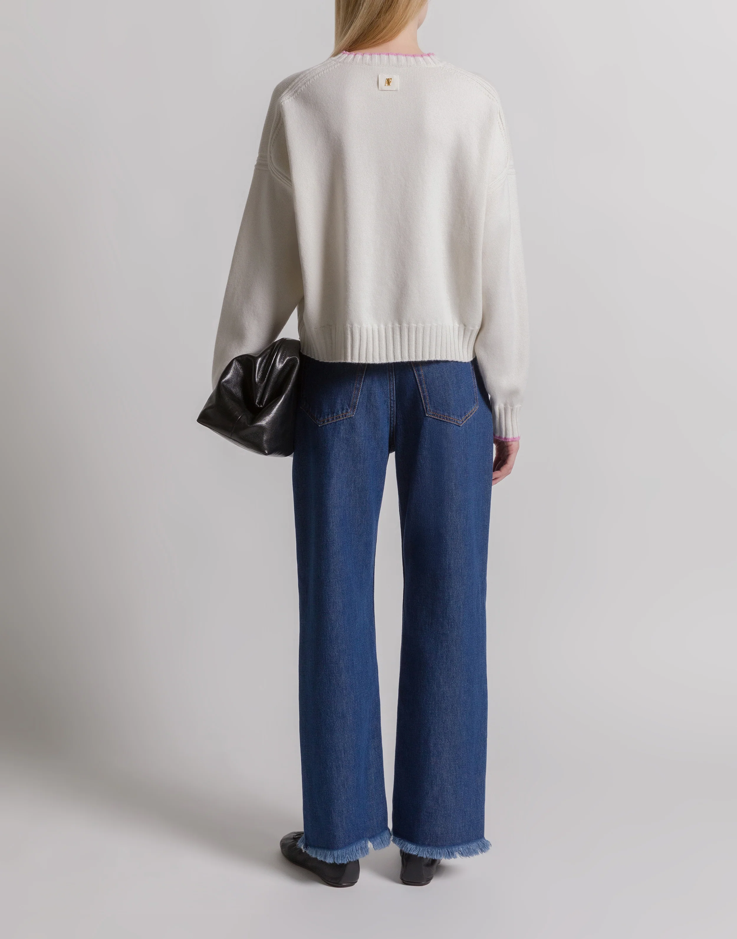 Maglione in cashmere ricamato Herbarium - Image 3
