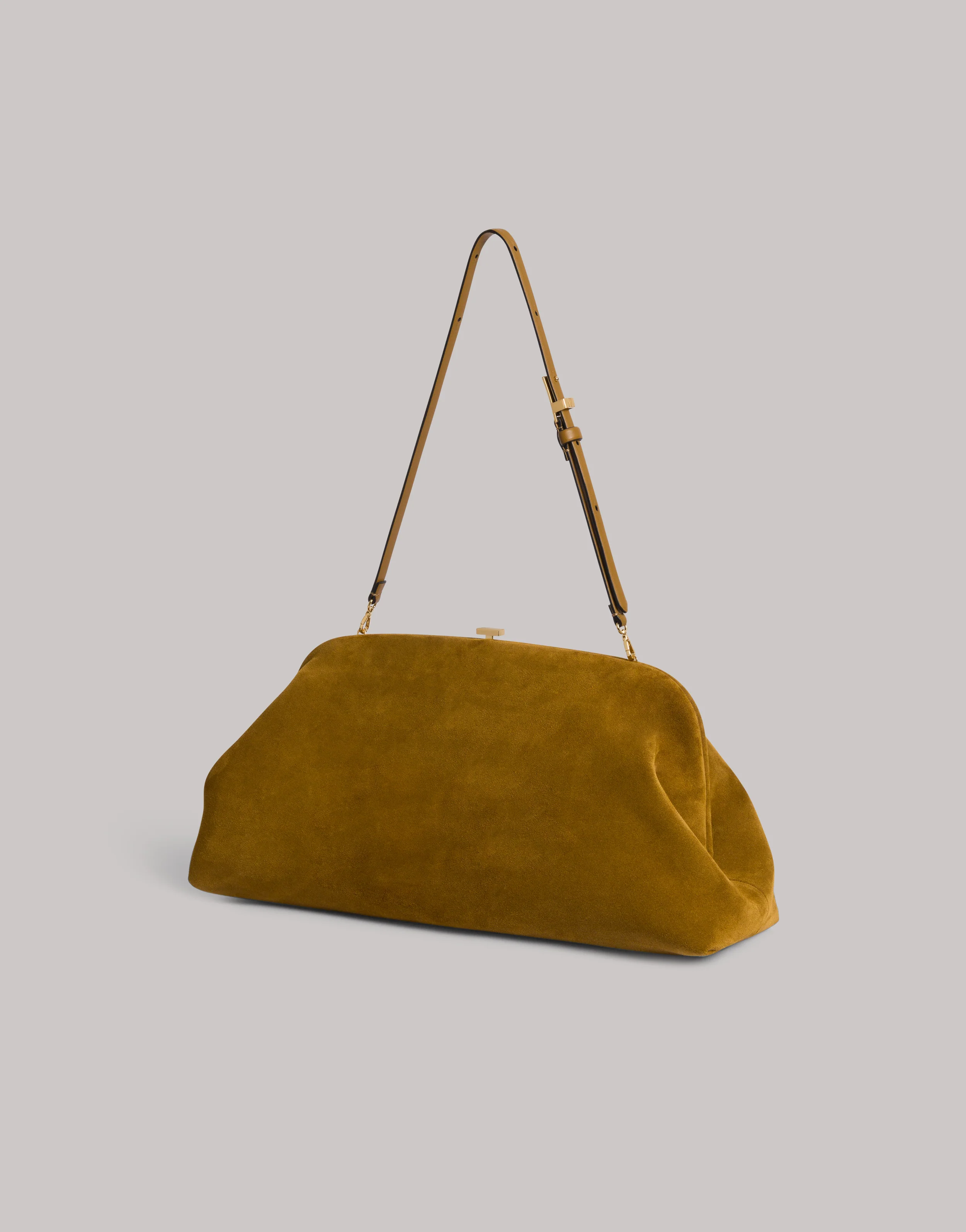 Maxi pouch in pelle scamosciata  - Image 3