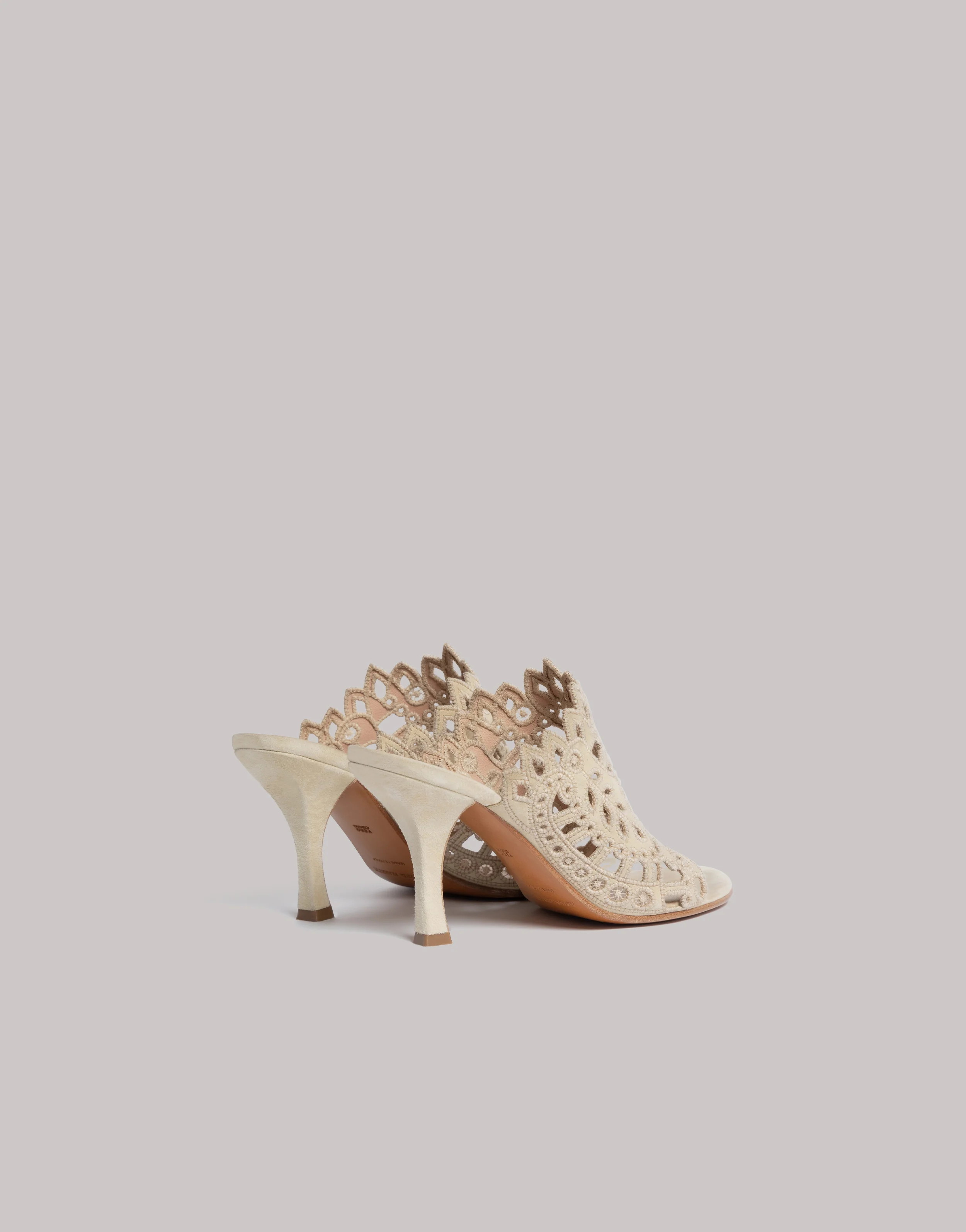 Mules con broderie anglaise - Image 2