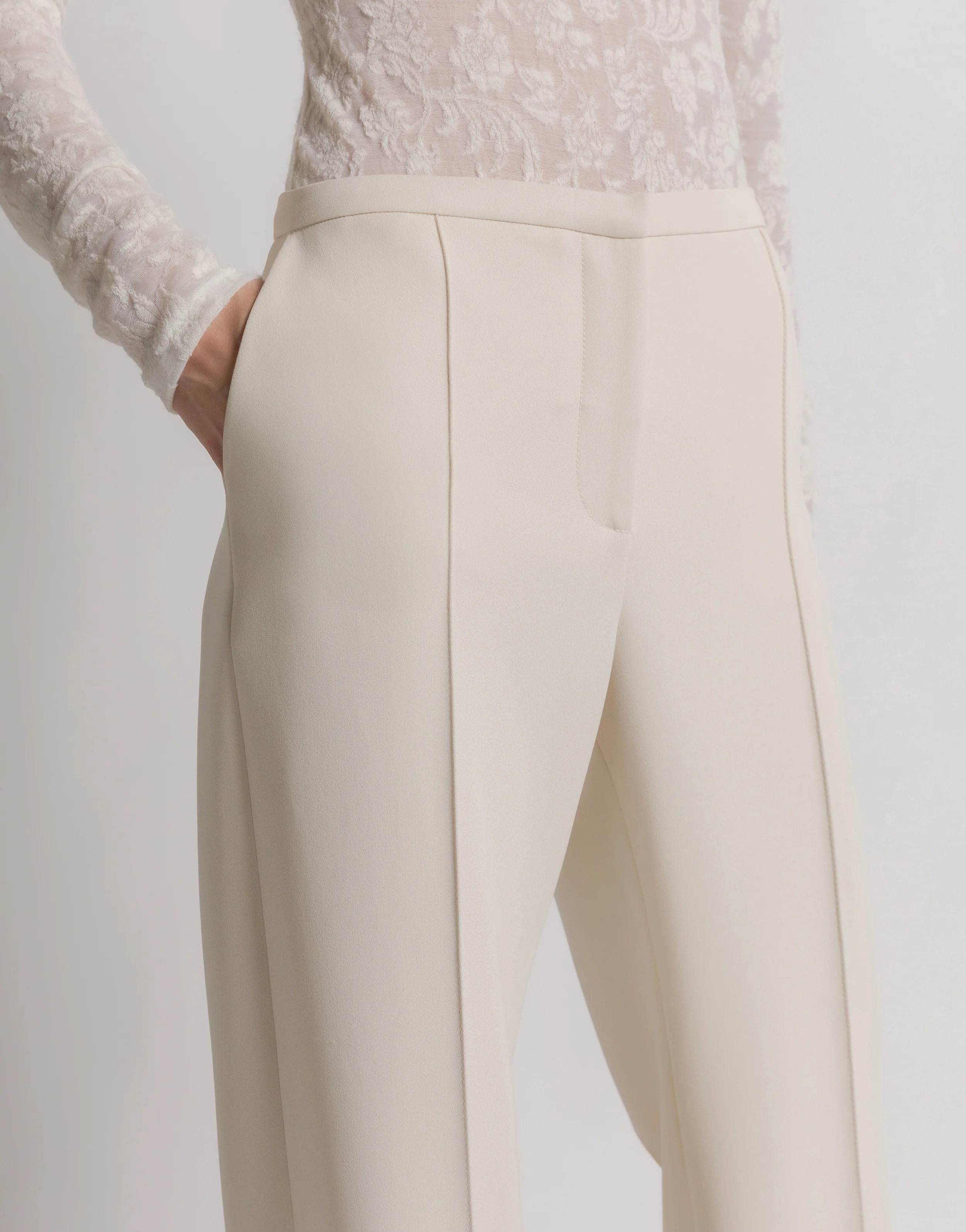 Pantaloni da abito in cady - Image 4