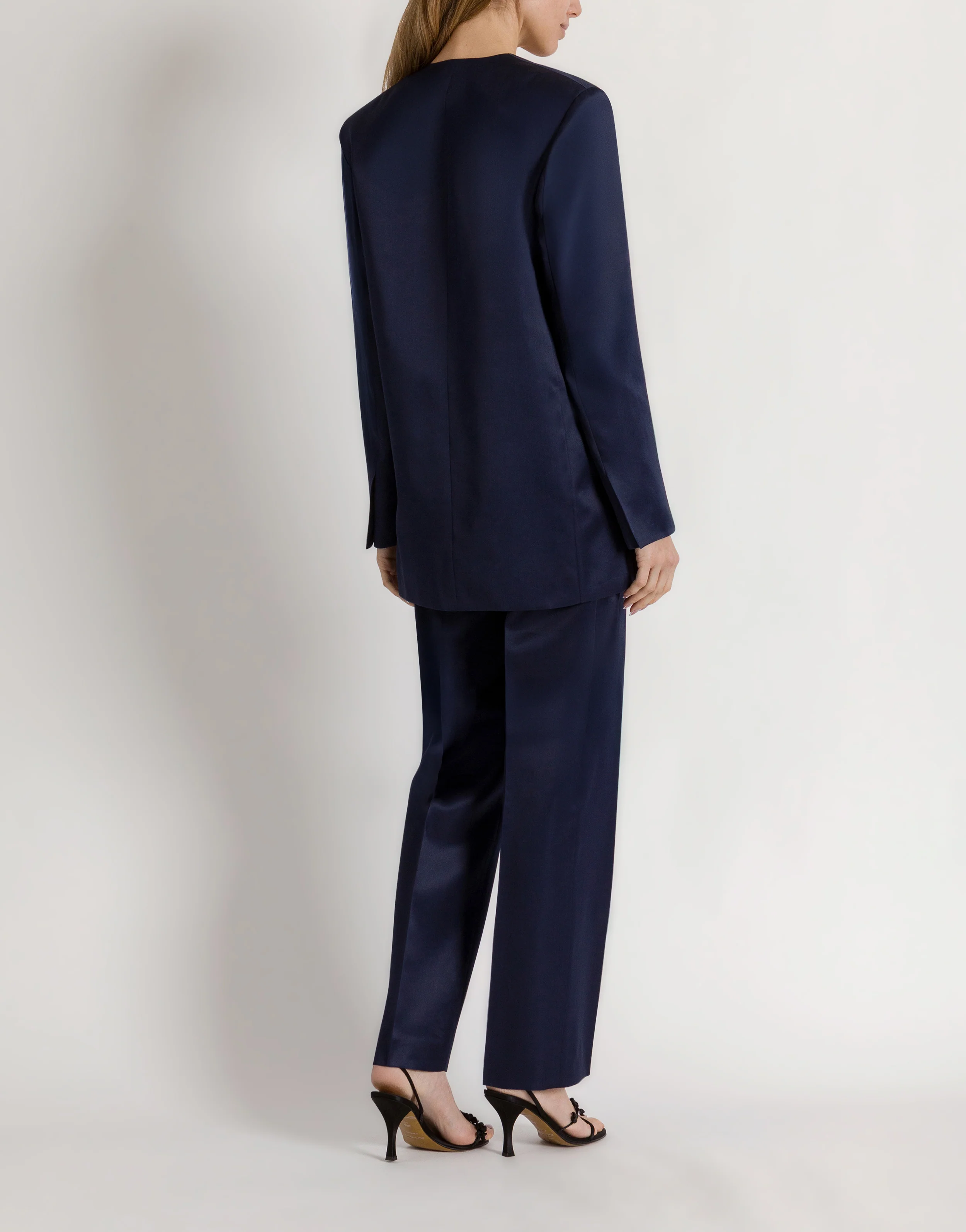 Pantaloni da abito in organza di seta - Image 3