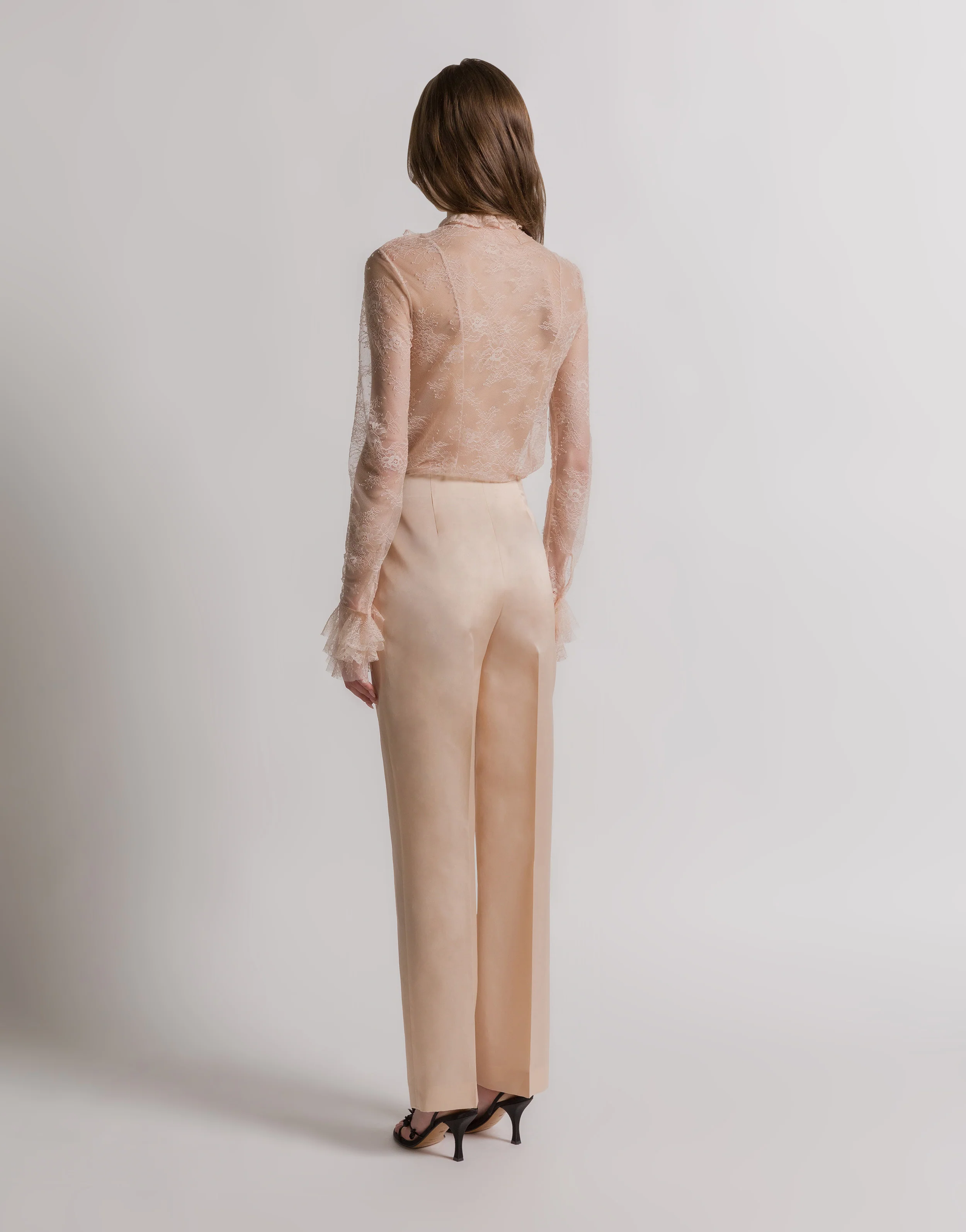 Pantaloni da abito in organza di seta - Image 2