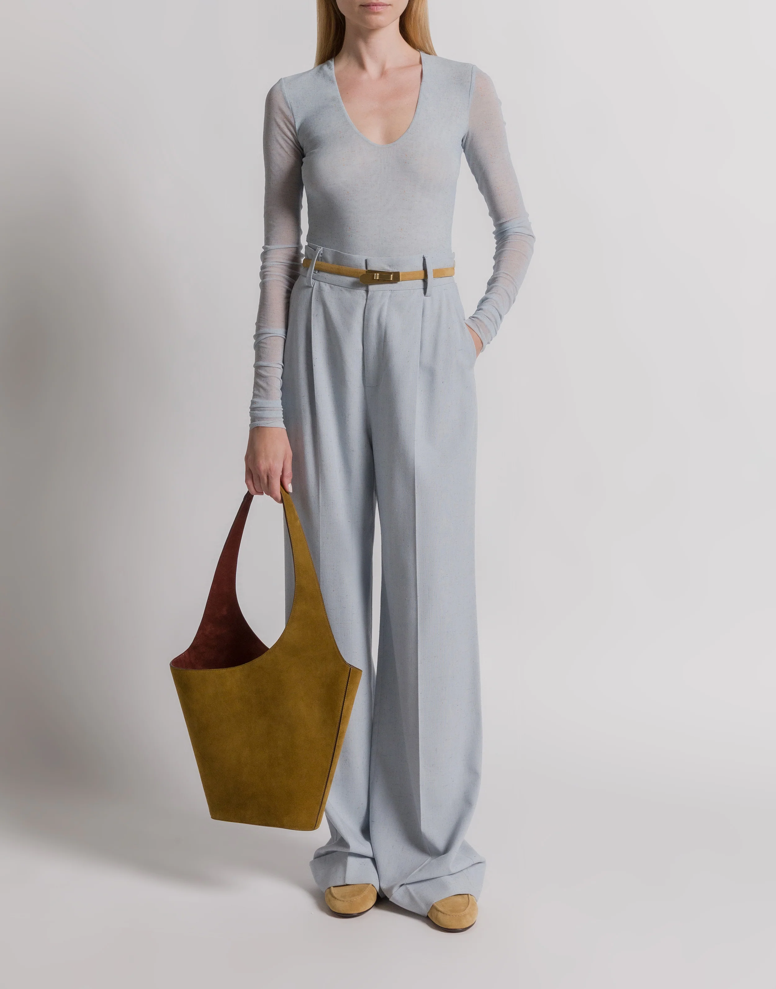Pantaloni da abito in tweed - Image 2