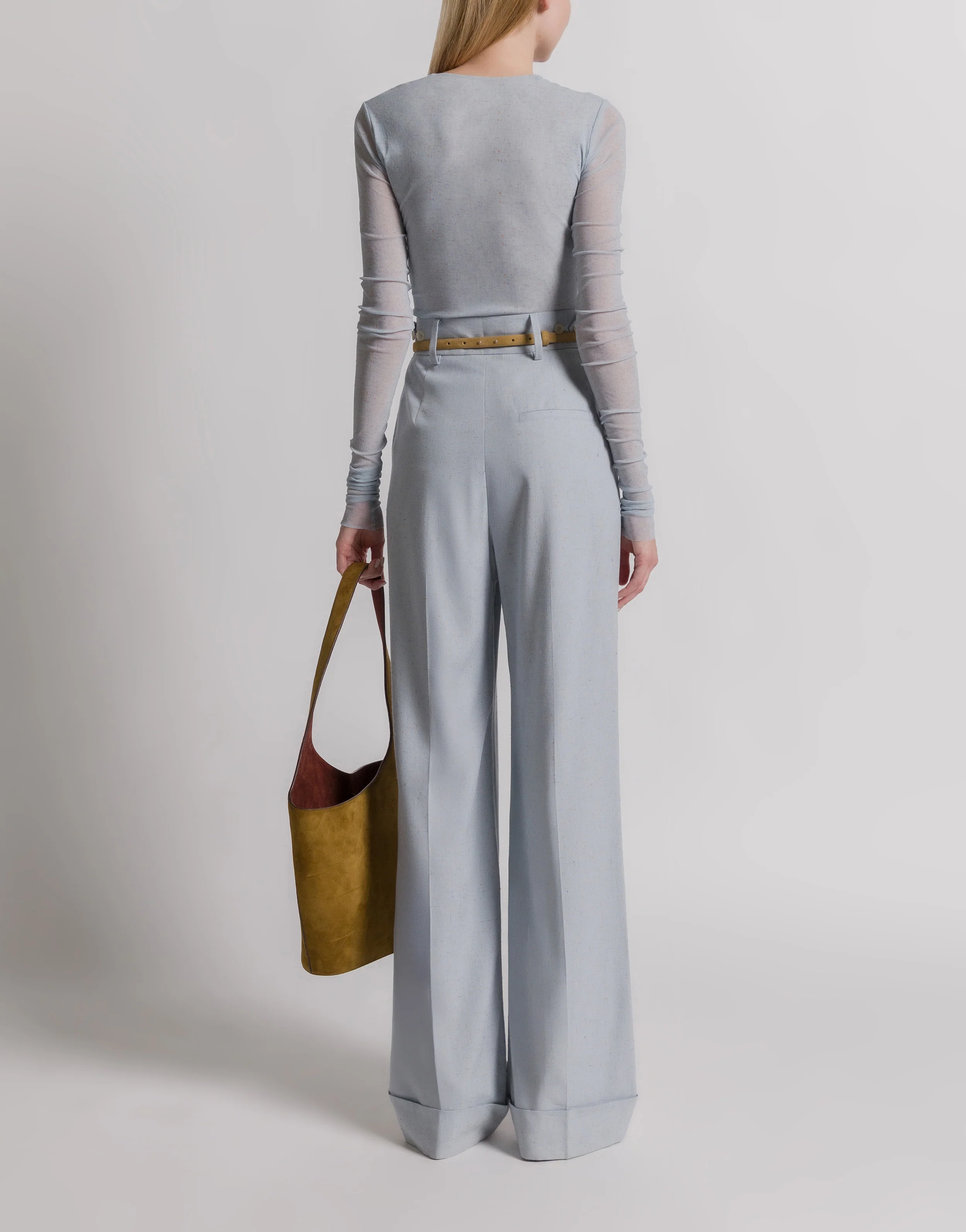 Pantaloni da abito in tweed - Image 3