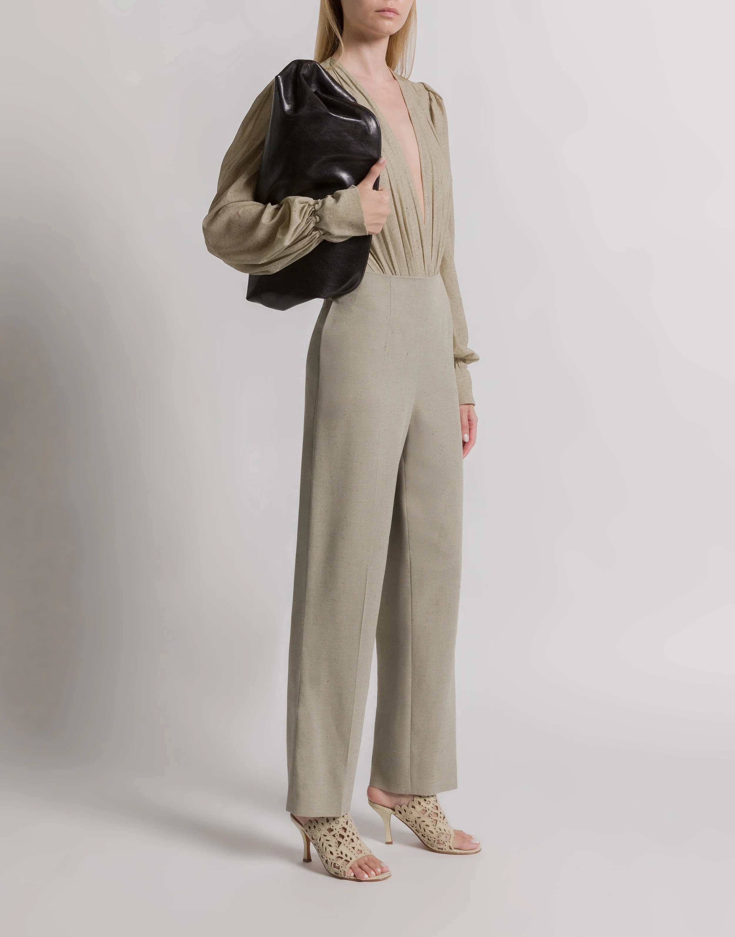 Pantaloni da abito in tweed - Image 2