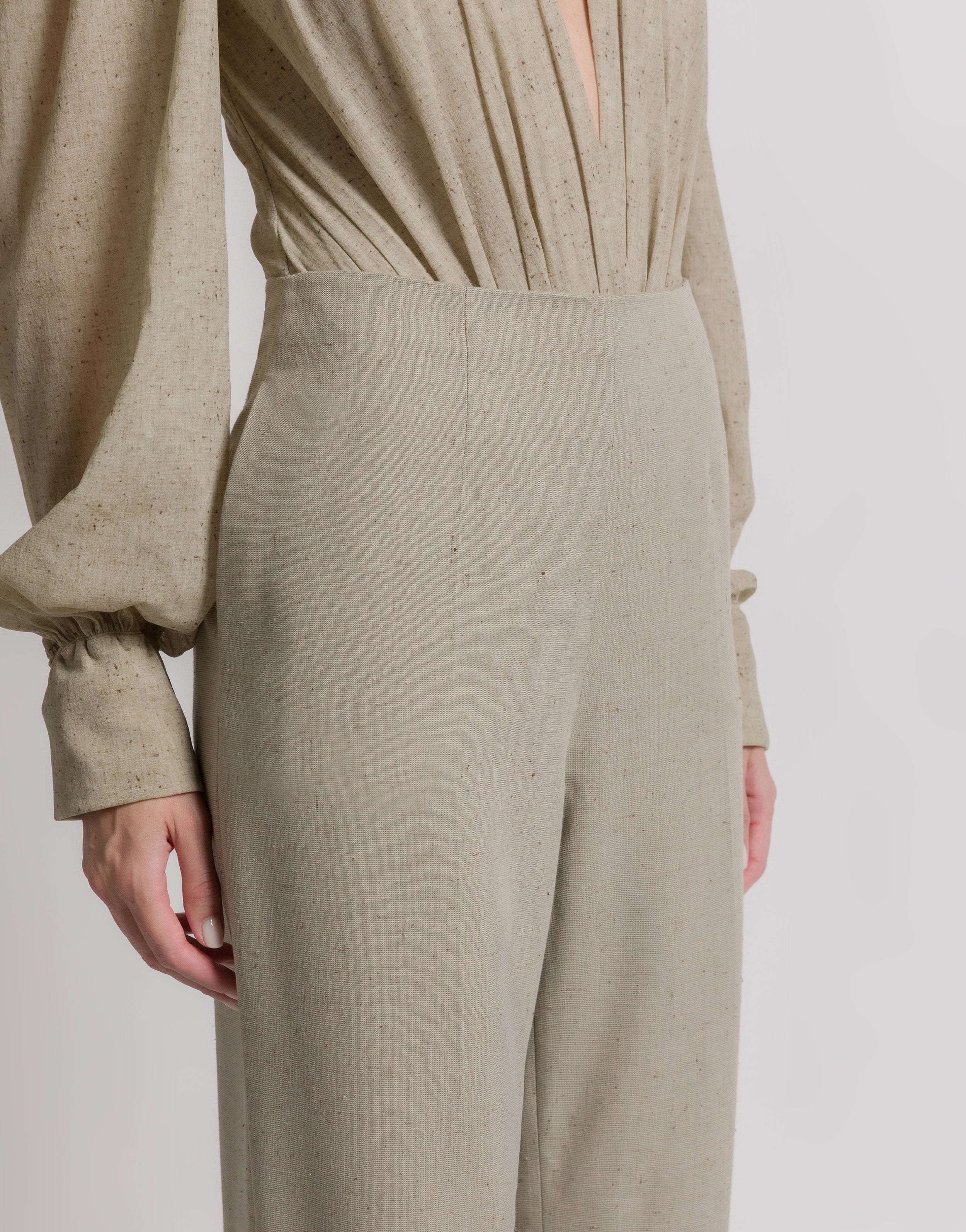Pantaloni da abito in tweed - Image 4