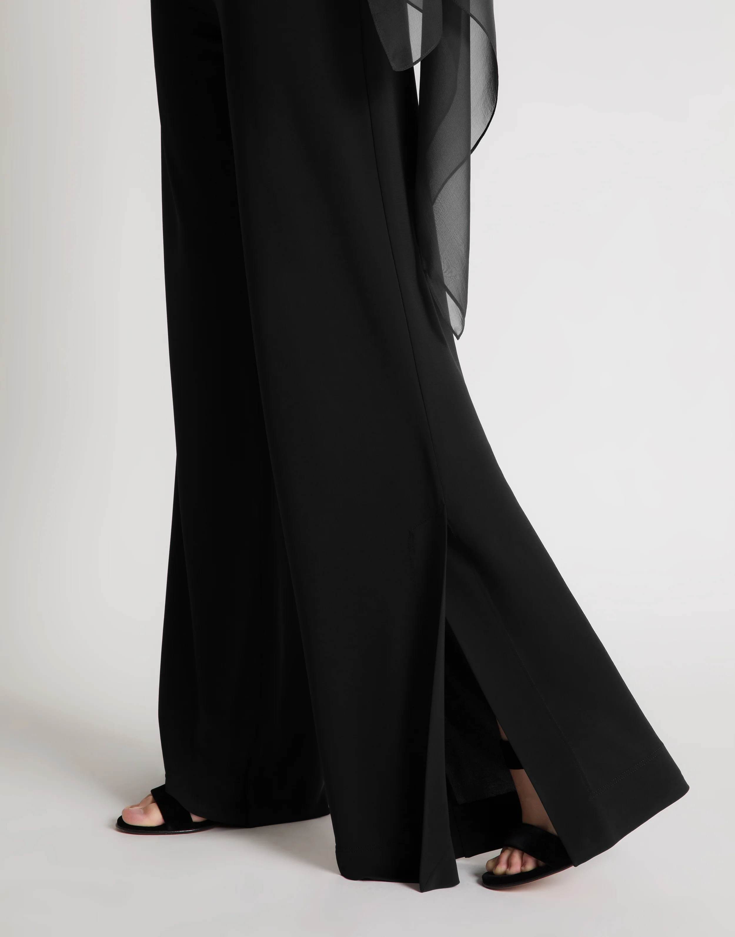 Pantaloni dritti con spacco - Image 3