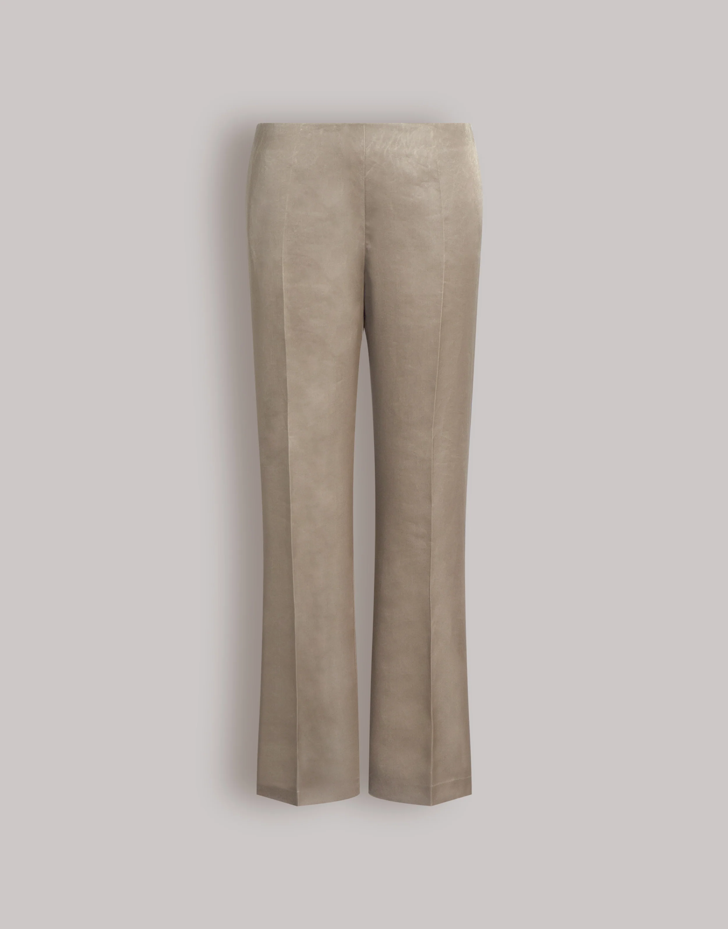 Pantaloni dritti in seta